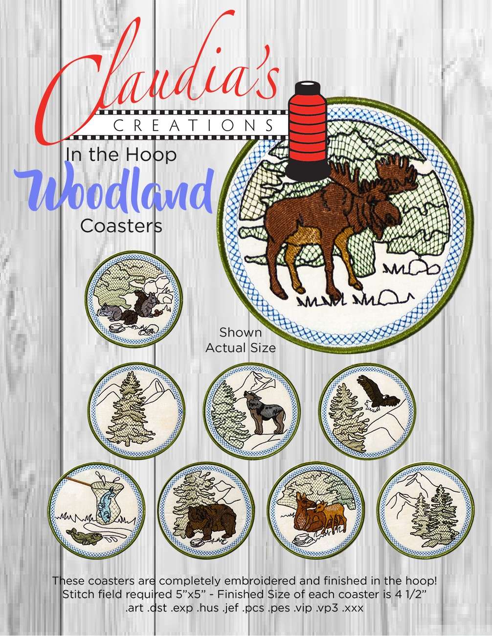 Enchanting Woodland Coasters
