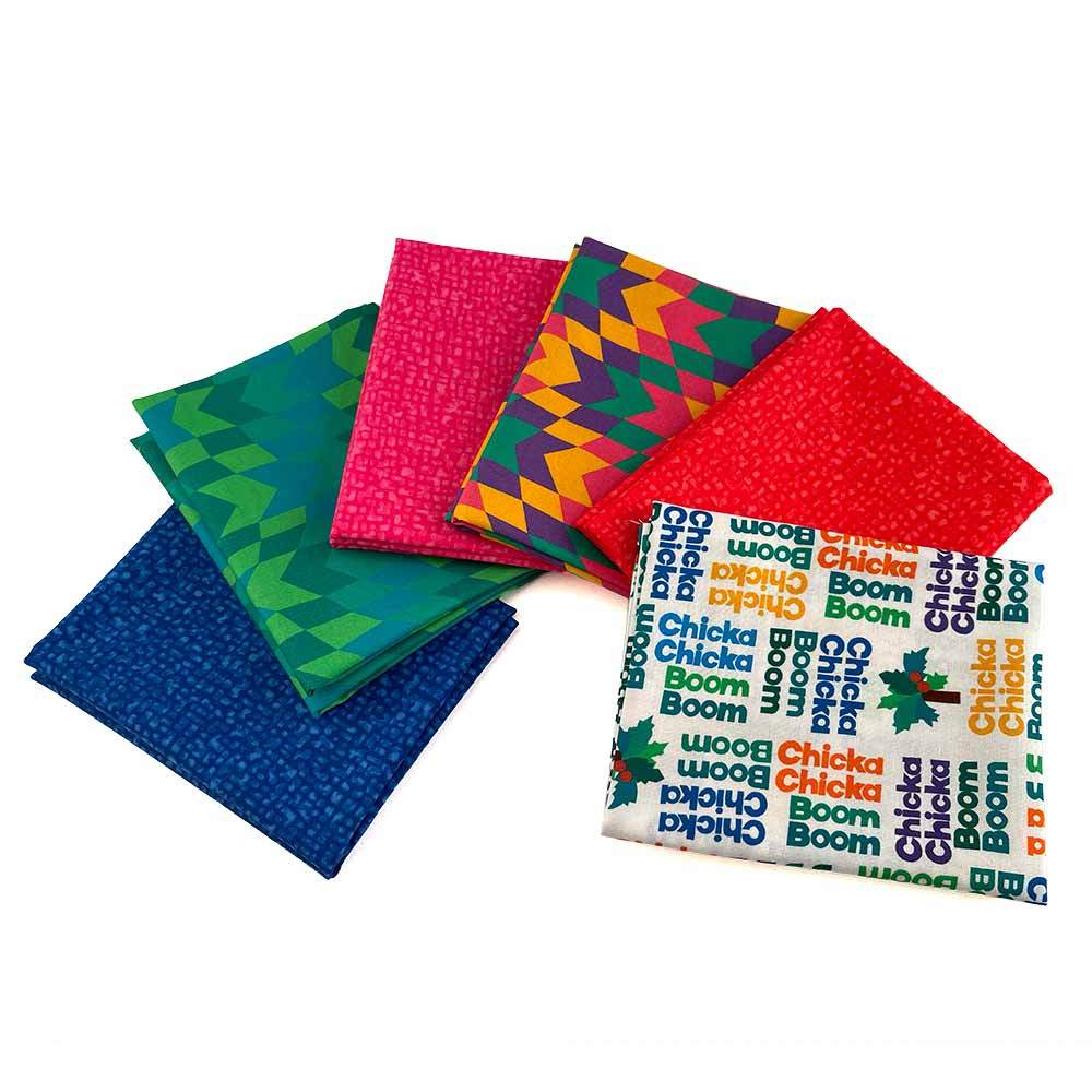 Windham Fabrics - Chicka Chicka Boom Boom - Enchanting 6-piece Fat Quarter Medley