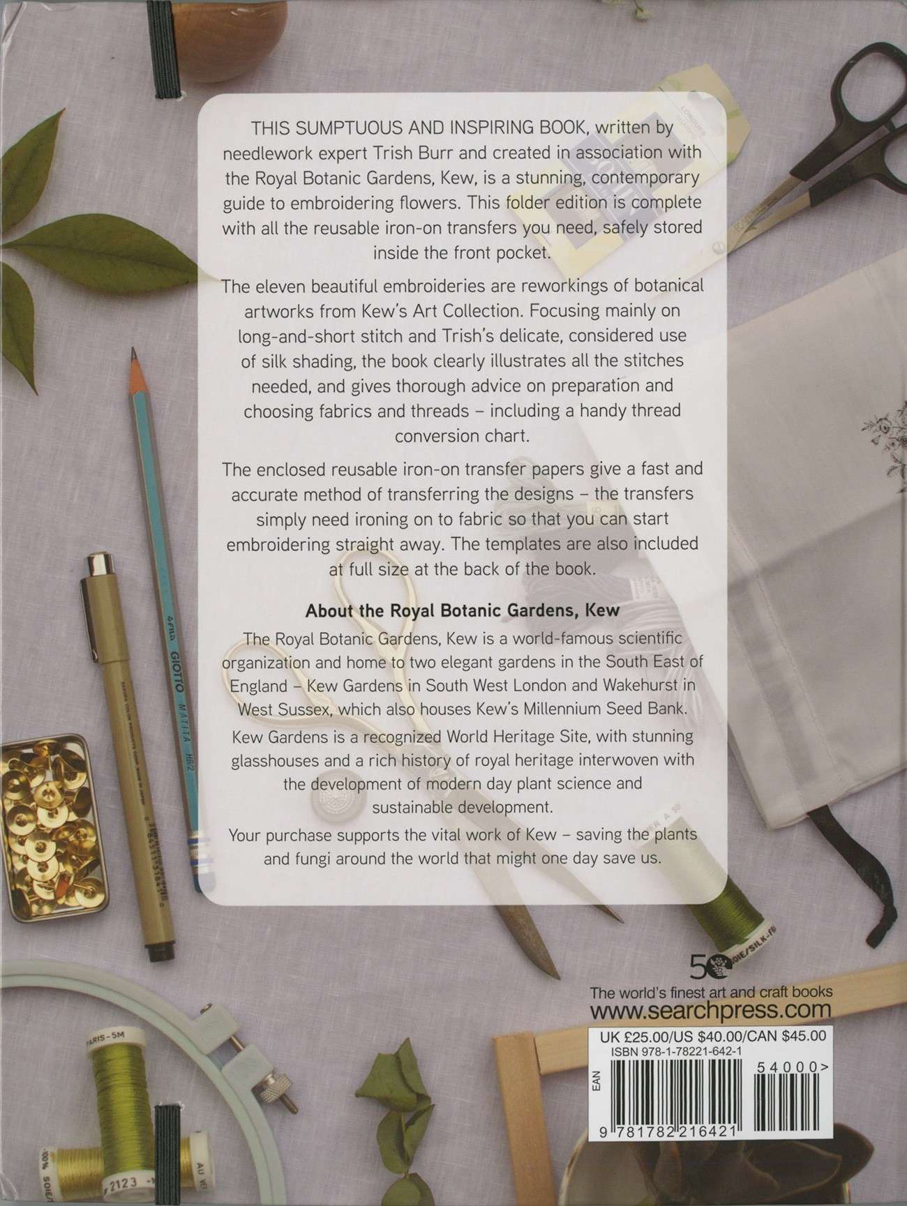 The Enchanting Kew Book of Embroidered Flowers