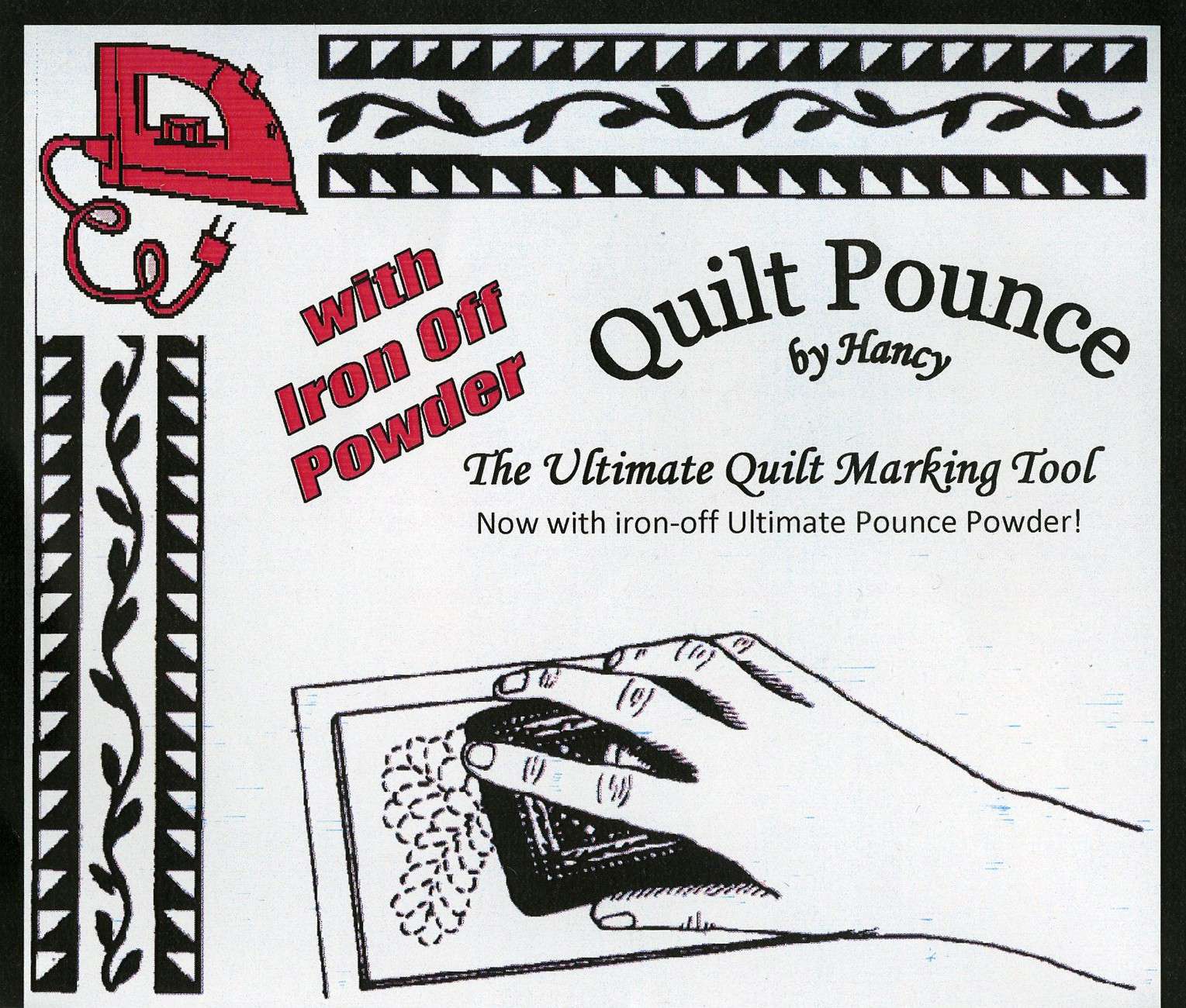 Ultimate White Pounce Powder Pad - Your Quilting Essential