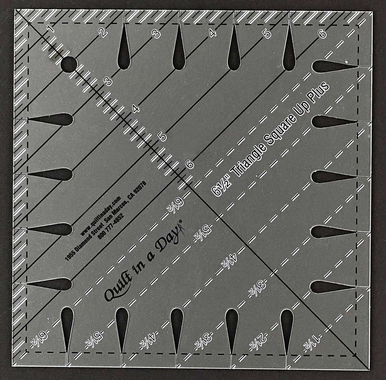6 1/2 Triangle Square Up PLUS - The Ultimate Quilting Ruler