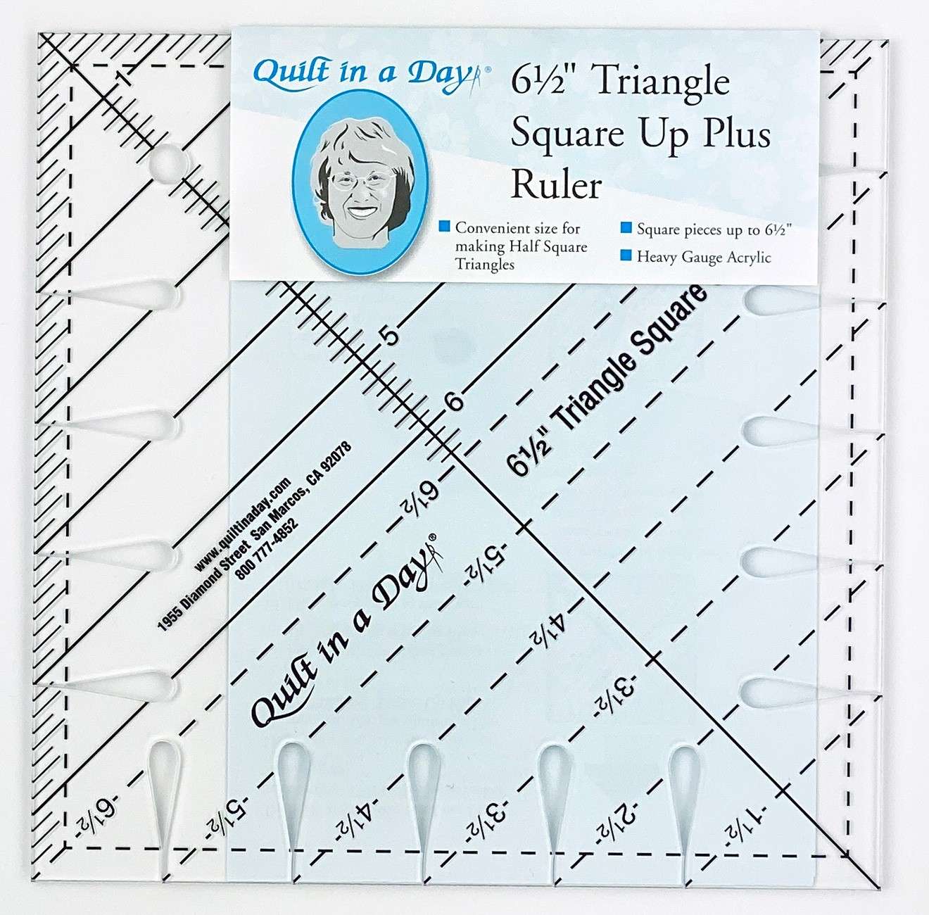6 1/2 Triangle Square Up PLUS - The Ultimate Quilting Ruler