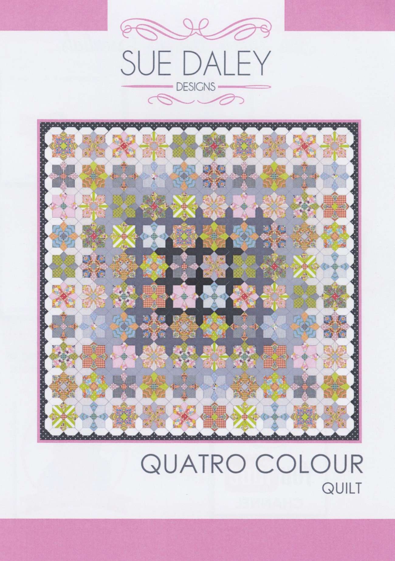 Sue Daley's Enchanting Quatro Colour Quilt Pattern