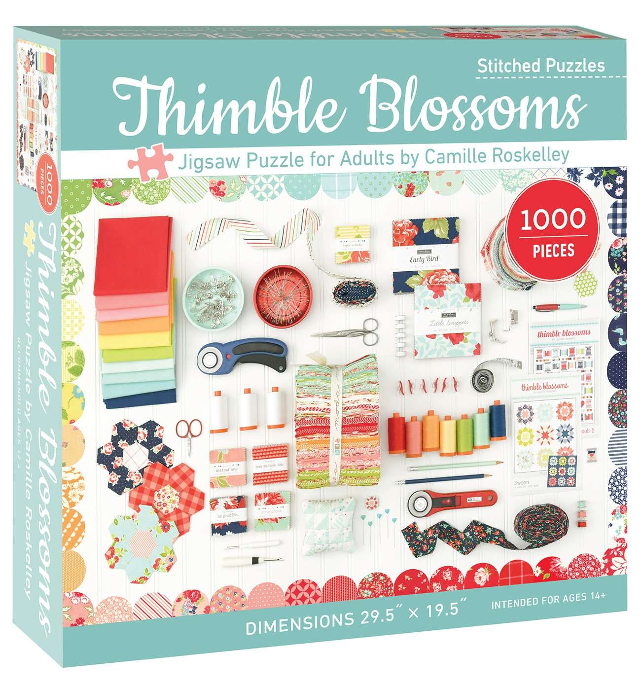Thimble Blossoms Adult Jigsaw Puzzle - A Crafty Delight!