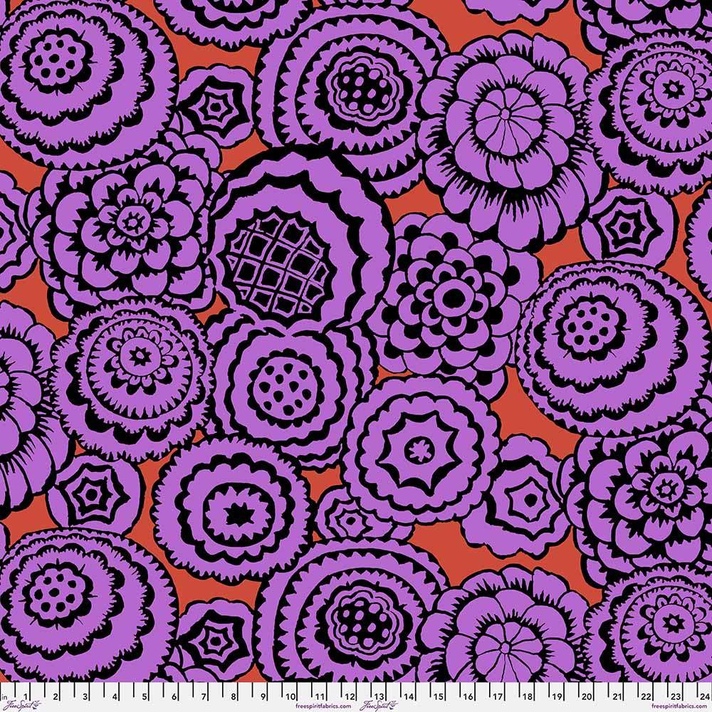 FreeSpirit's Kaffe Fassett Deco Dark Fabric - Yardage Delight!