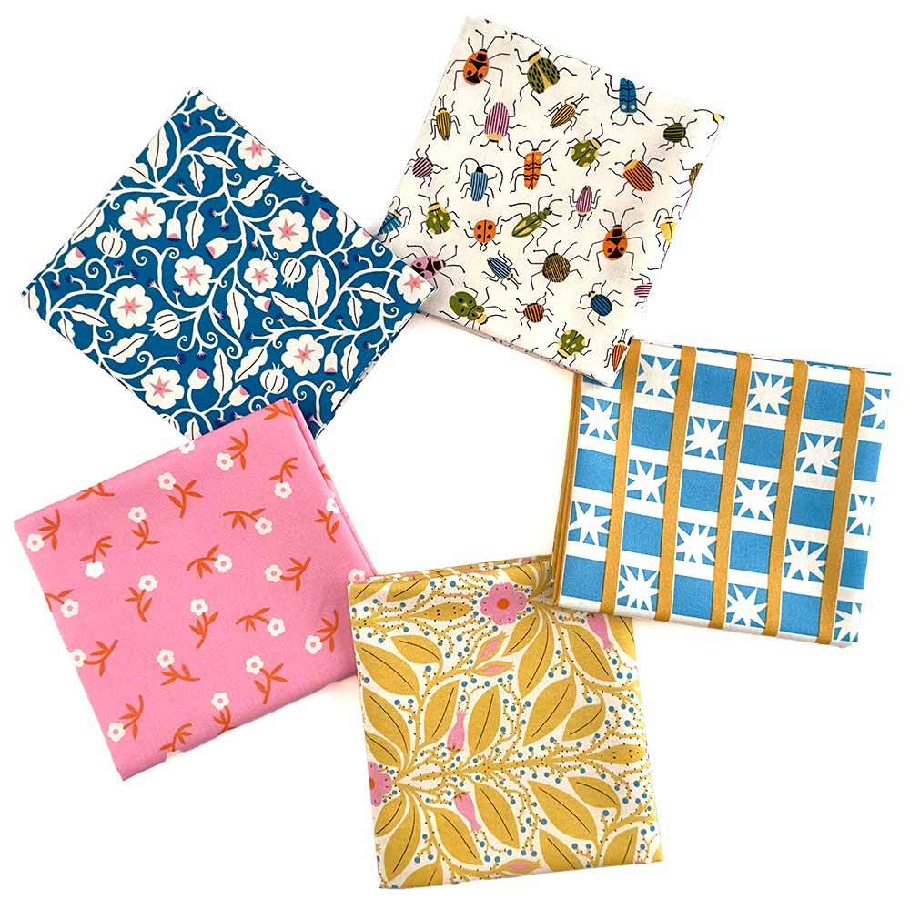 Enchanting Through the Window 5-Piece Bonus Quarter Fabric Bundle