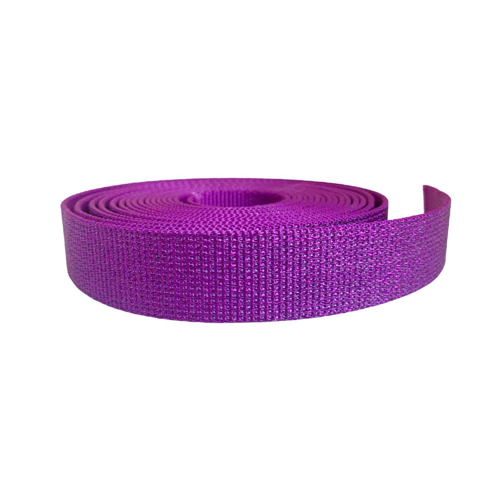 Enchanting Purple Glitter Webbing