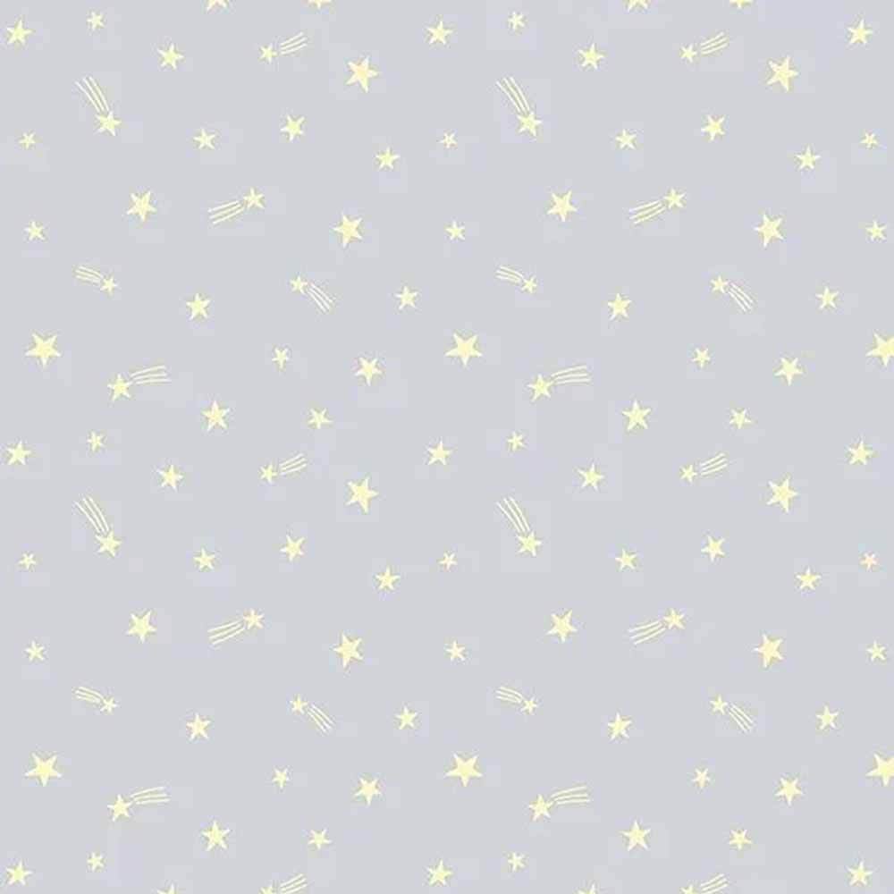 Wilmington Prints - Arrolynn Weiderhold's Baby's Adventure - Disty Stars Grey Yardage Fabric