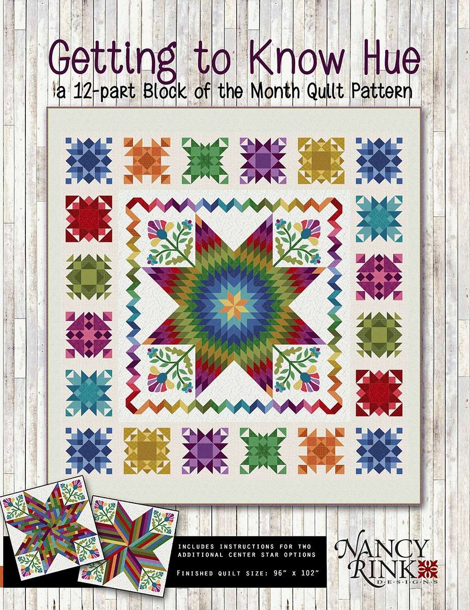 Discover the Alluring Hue Quilt Pattern Booklet by Nancy Rink