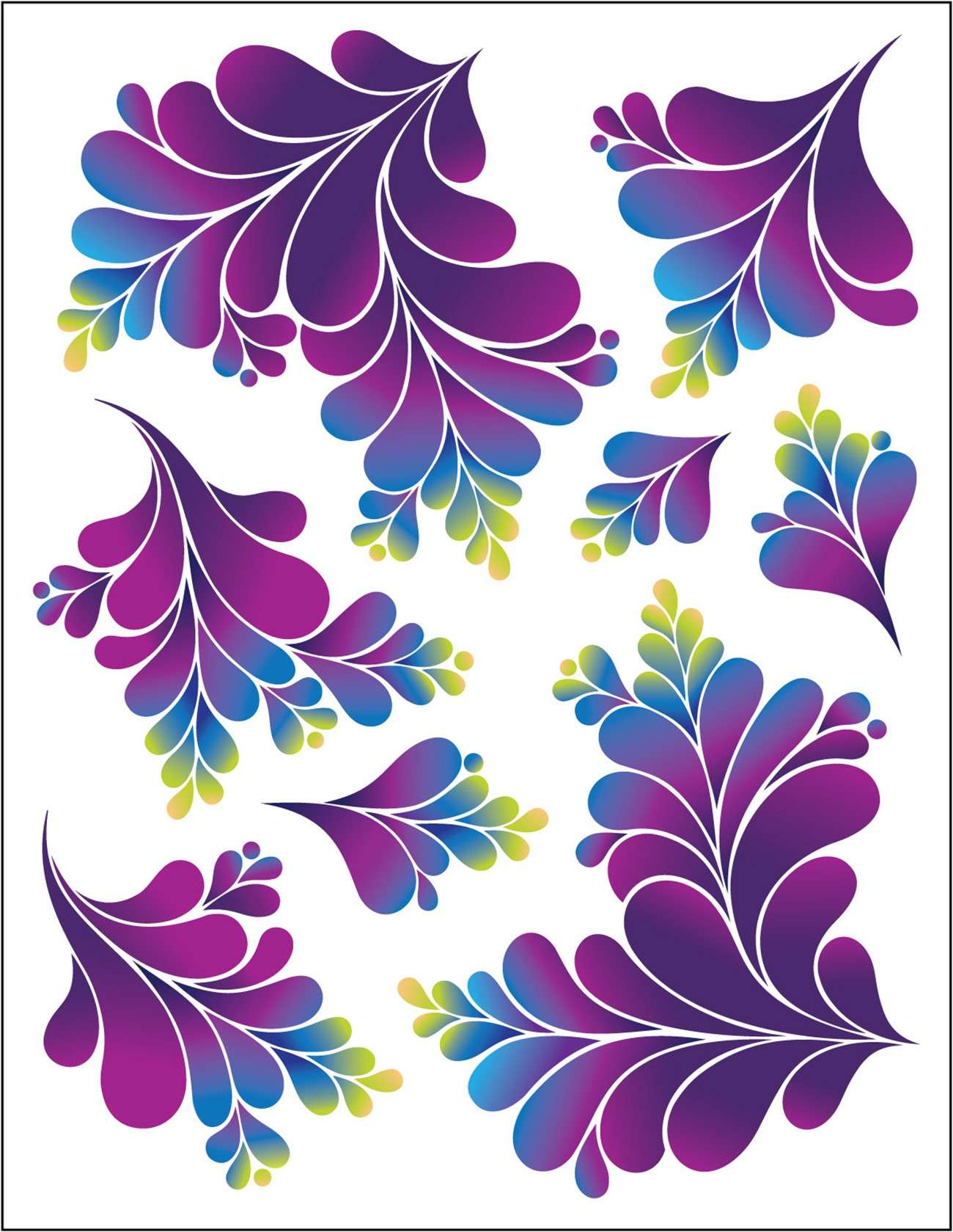 Tattoo Elementz Stunning Decal Tapestry - Printed on Clear Vinyl!