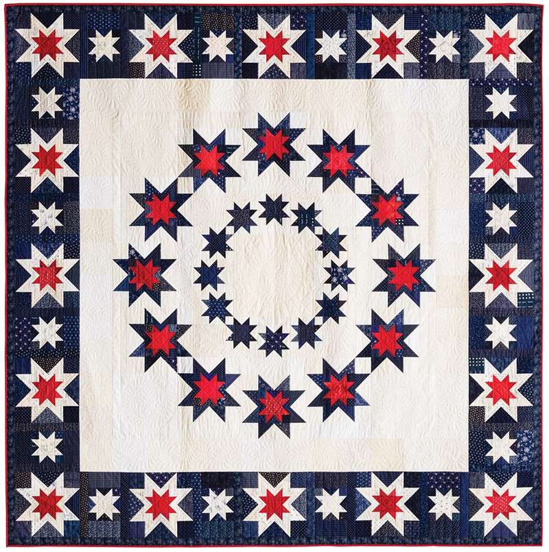 Stunning Red, White & Blue Star Quilts for Patriotic Hearts