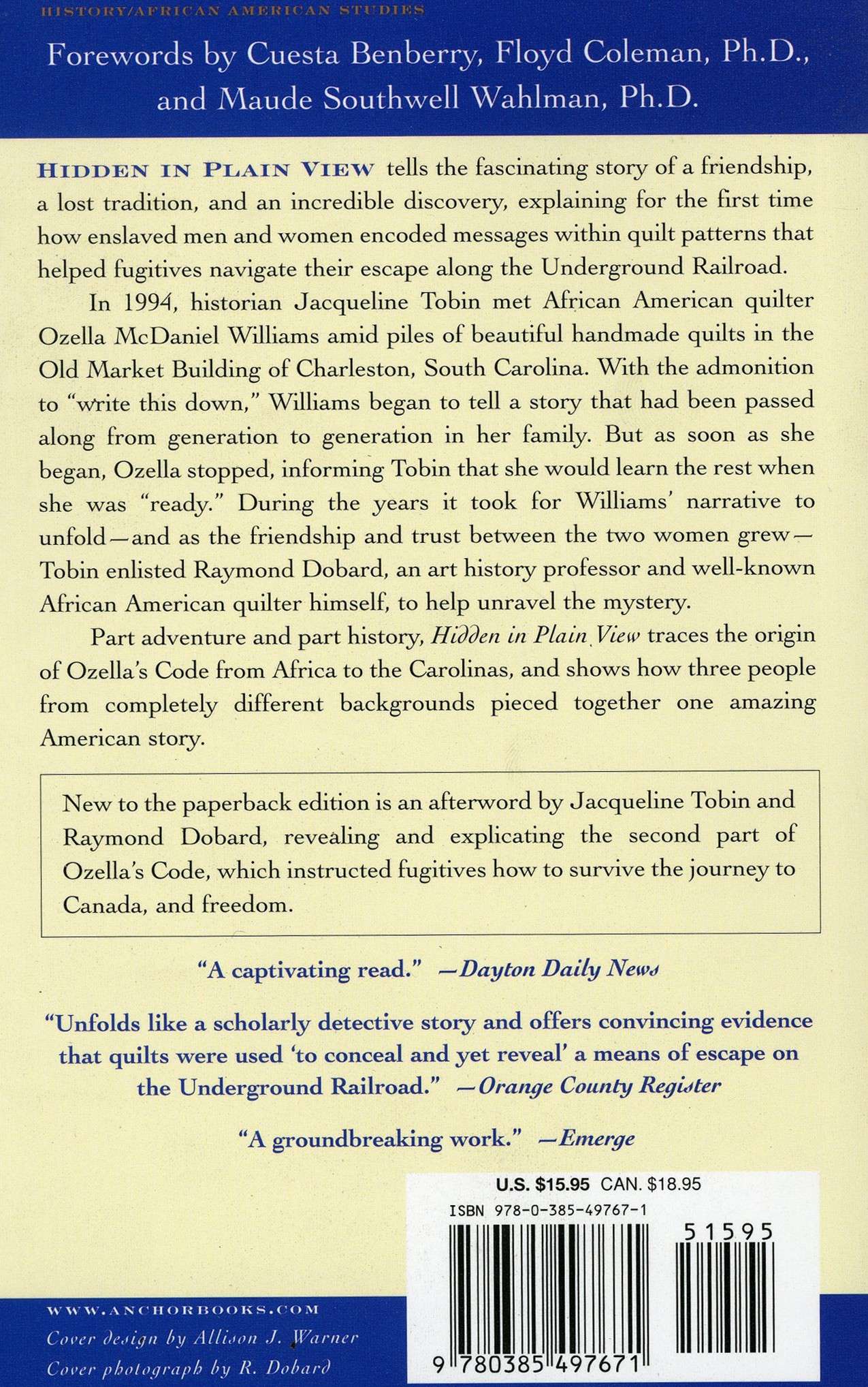 Hidden in Plain View - Softcover: Unveil the Secret of Underground Railroad Quilts