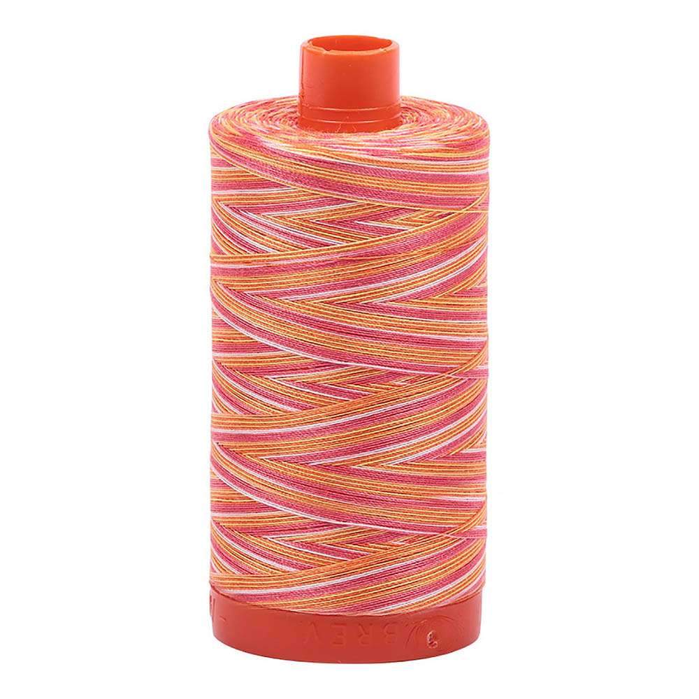 Gorgeous Tramonto a Zoagli 50wt Aurifil Variegated 100% Cotton Mako Thread - Large Spool with 1,422 Yards!