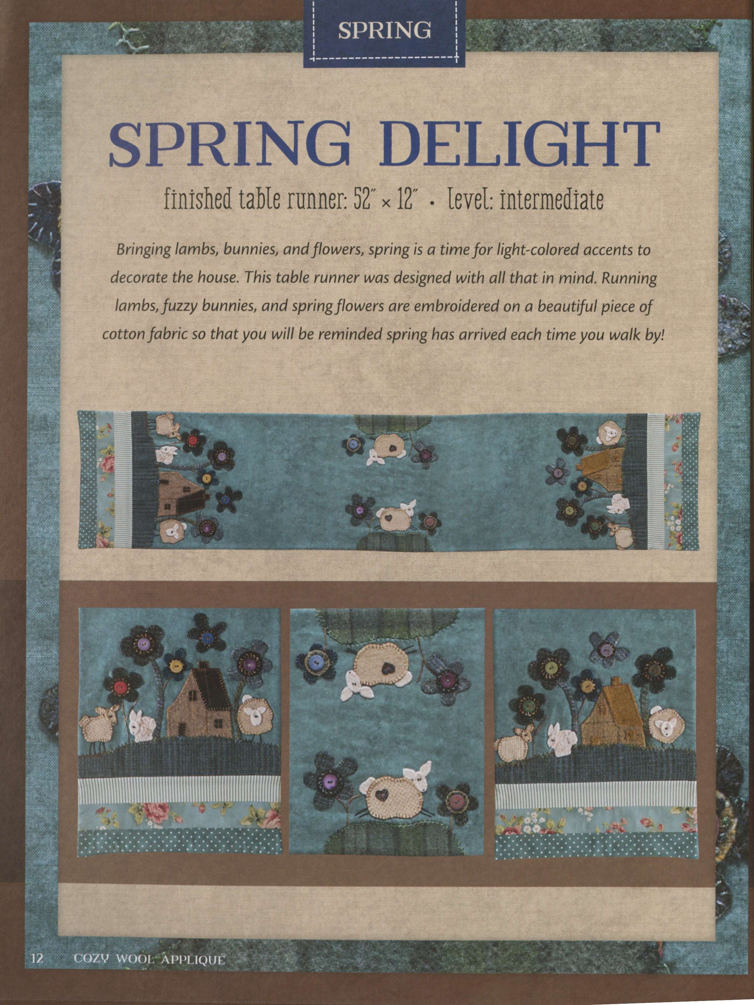 Charming Cozy Wool Applique Delights