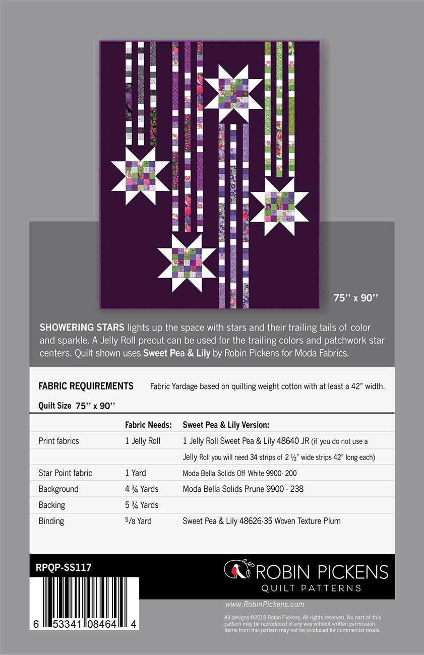 Enchanting Showering Stars Pattern