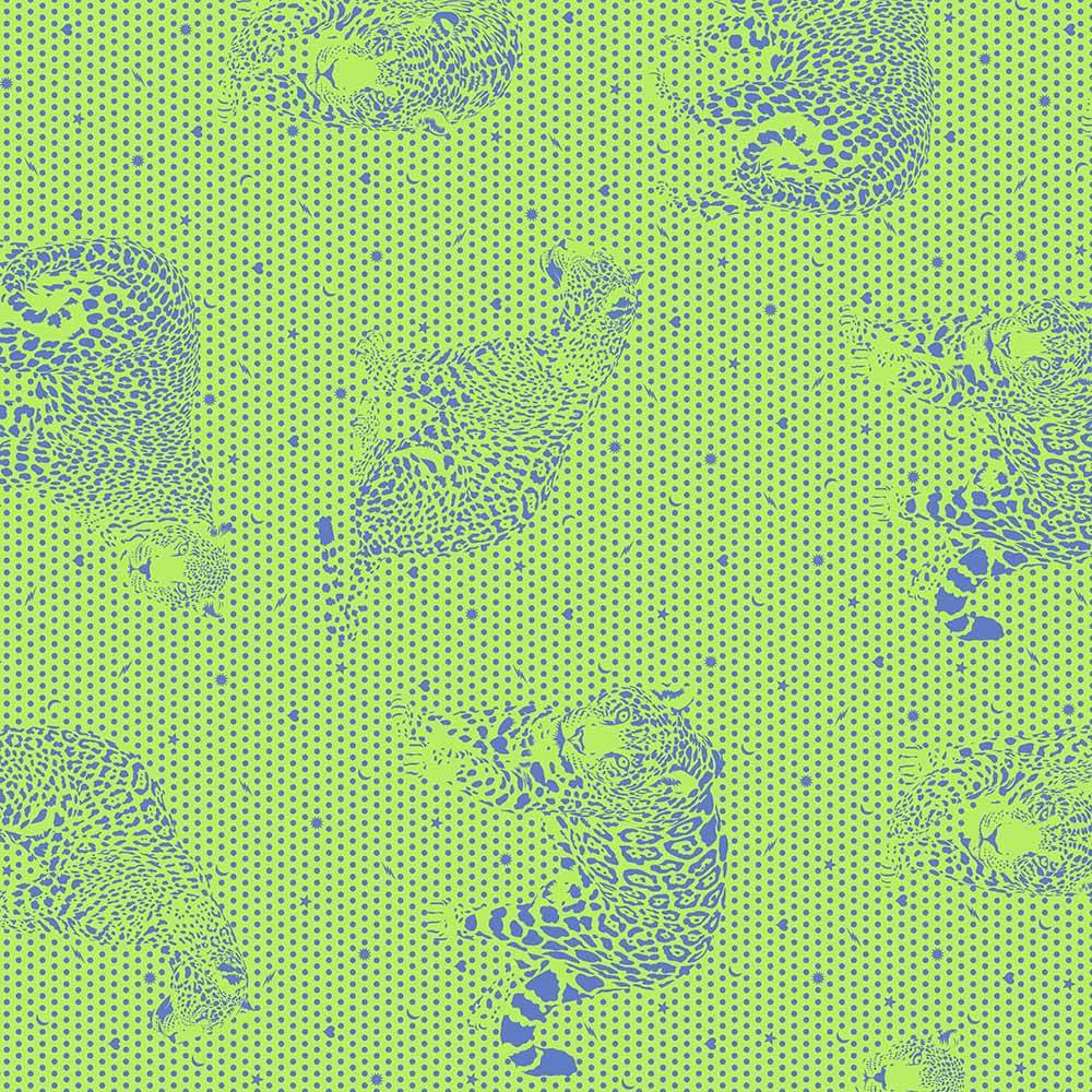FreeSpirit - Daydreamer by Tula Pink - Little Jaguars Kiwi Yardage: Unleash Your Imagination!