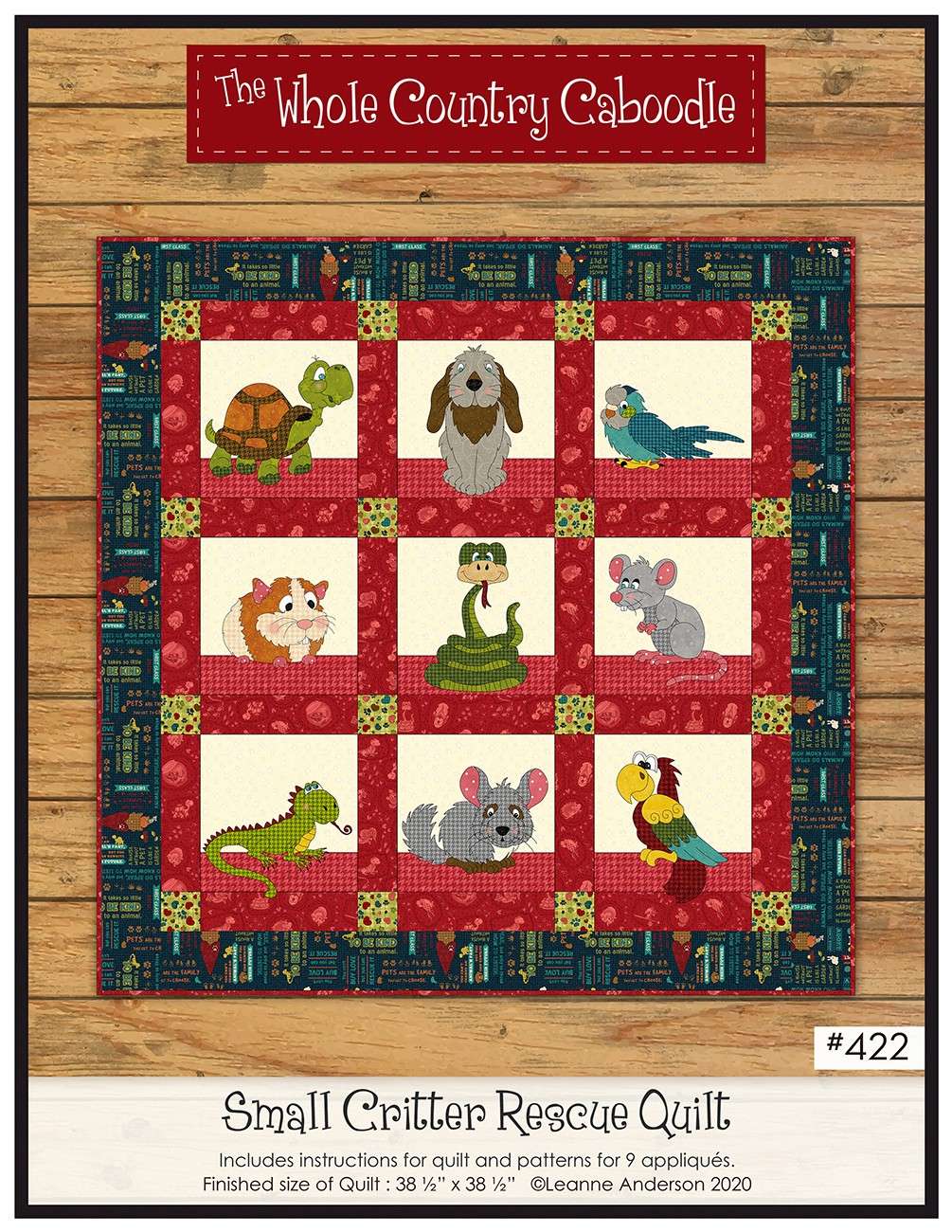 Adorable Small Critter Rescue Quilt - A Must - Have!