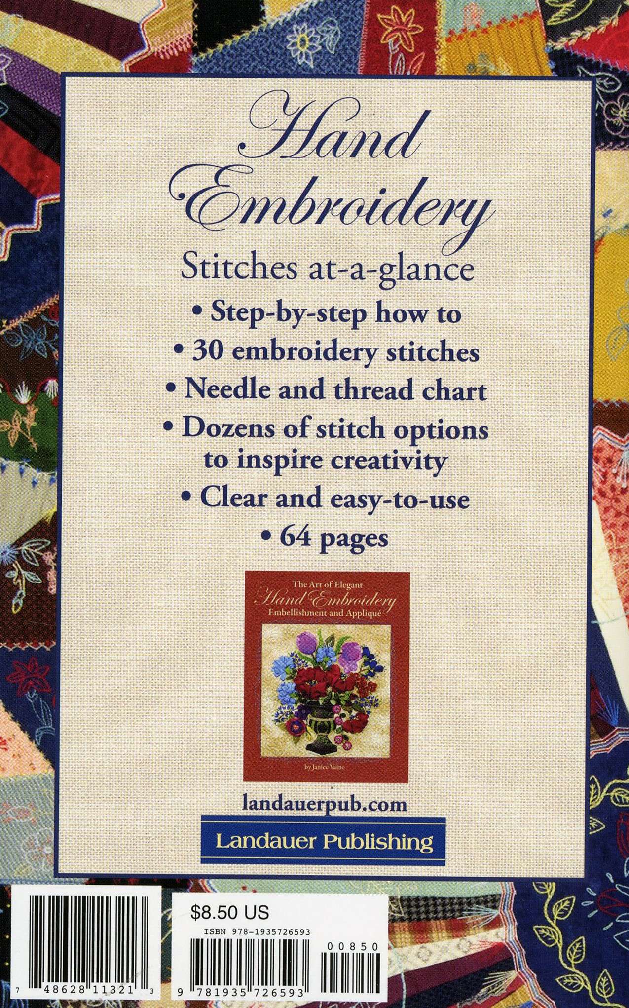 Discover Hand Embroidery Stitches at-a-glance - Softcover Edition