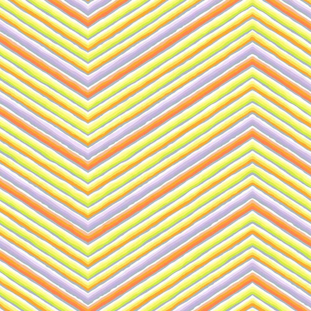 FreeSpirit's Kaffe Fassett Chevron Stripe in Vibrant Yellow - Yardage