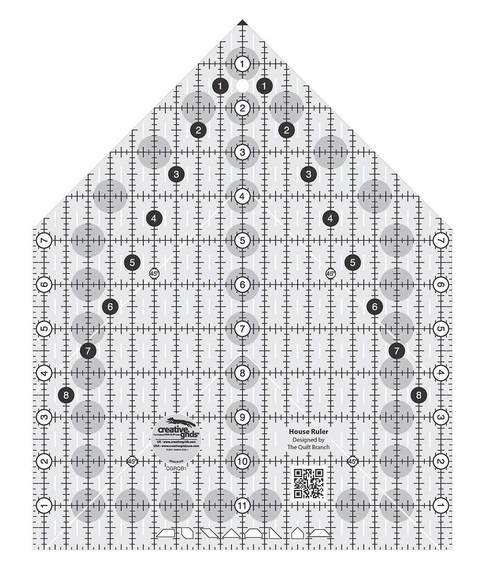 Incredible Creative Grids House Ruler: Your Quilting Essential!
