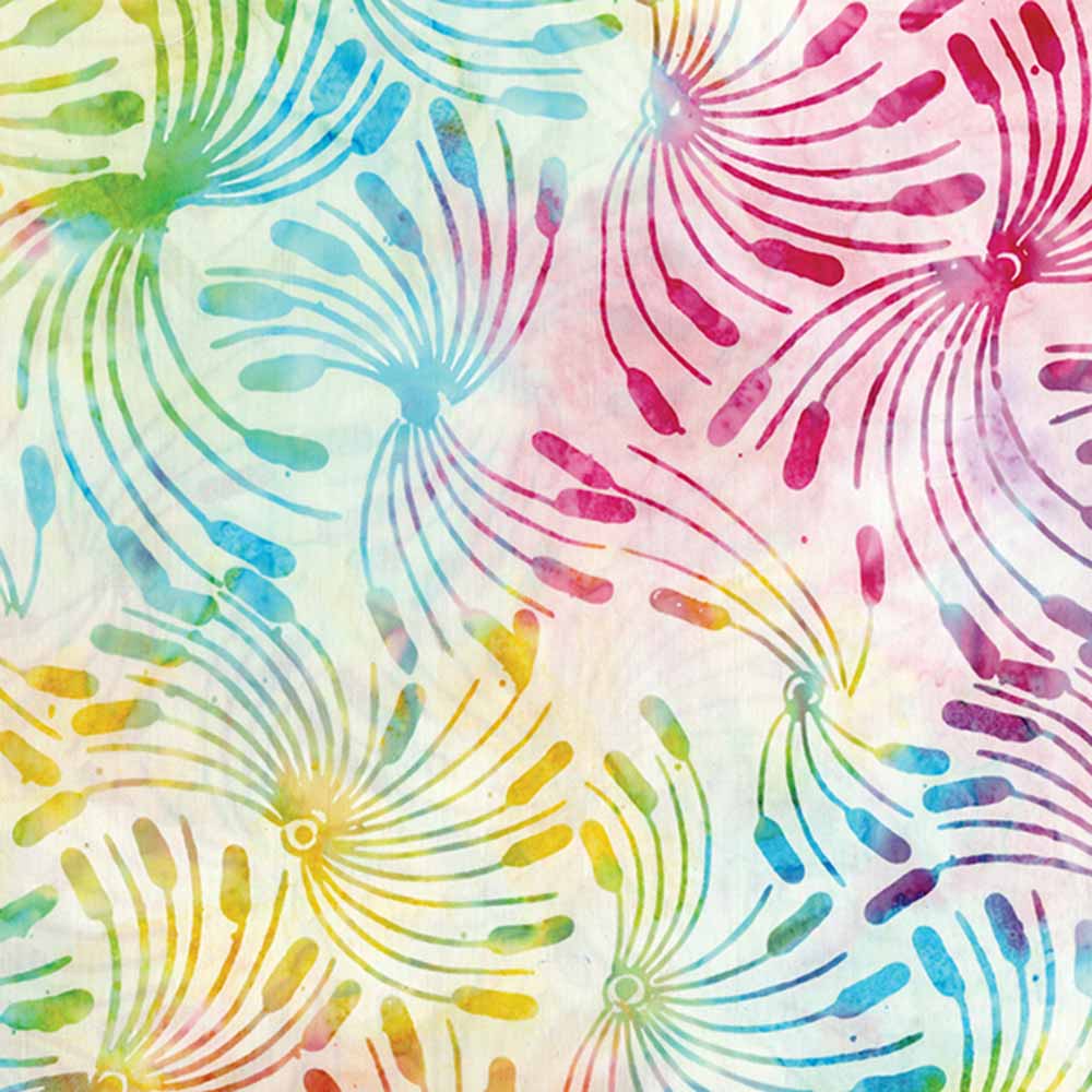 Bali Sweet Sorbet Rainbow 108-Wide 3-Yard Backpack Fabric