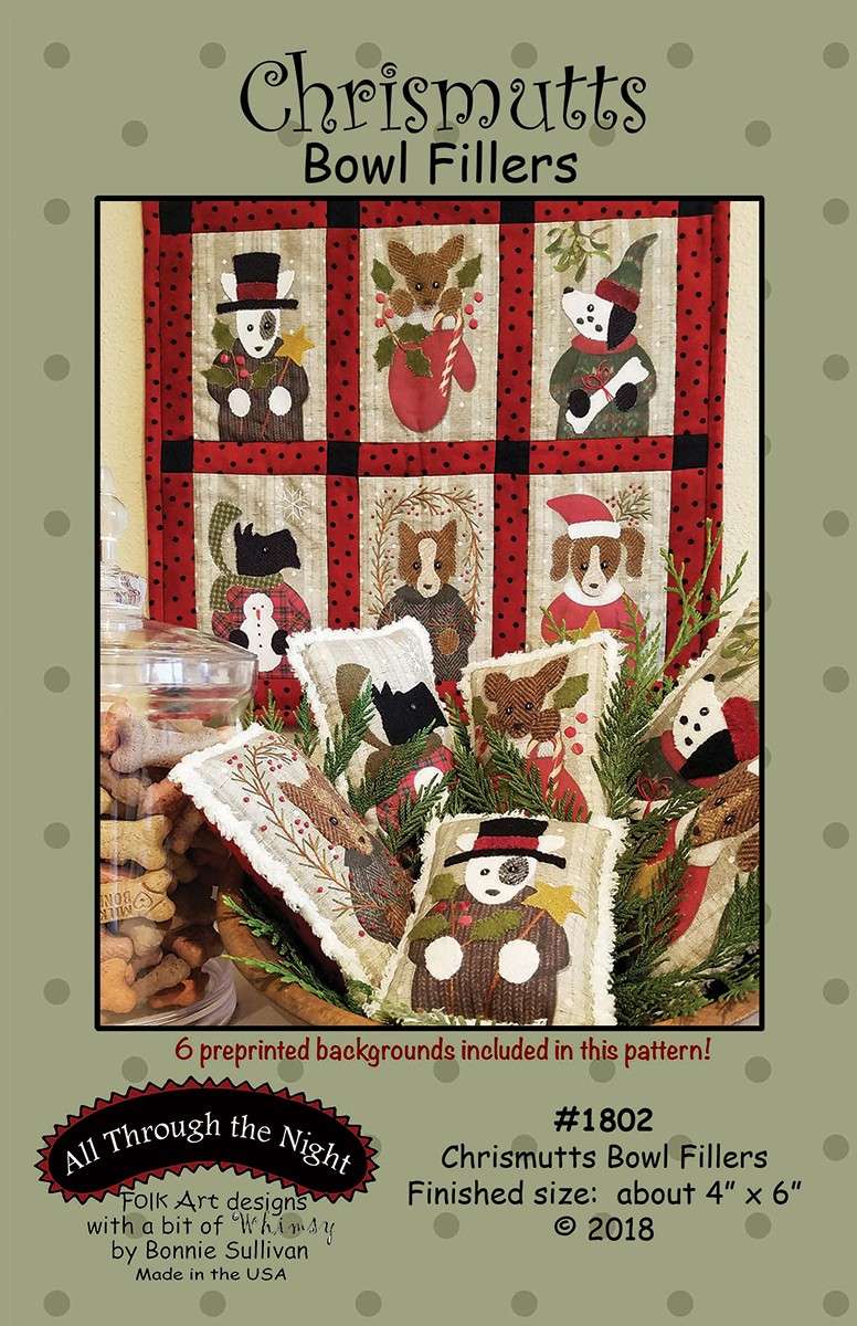 Bonnie Sullivan's Enchanting Chrismutts Bowl Fillers Pattern