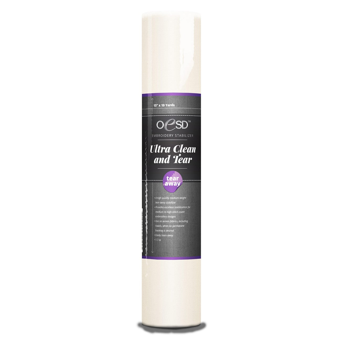 Ultra Clean Tearaway Stabilizer - 15in x 10 yds