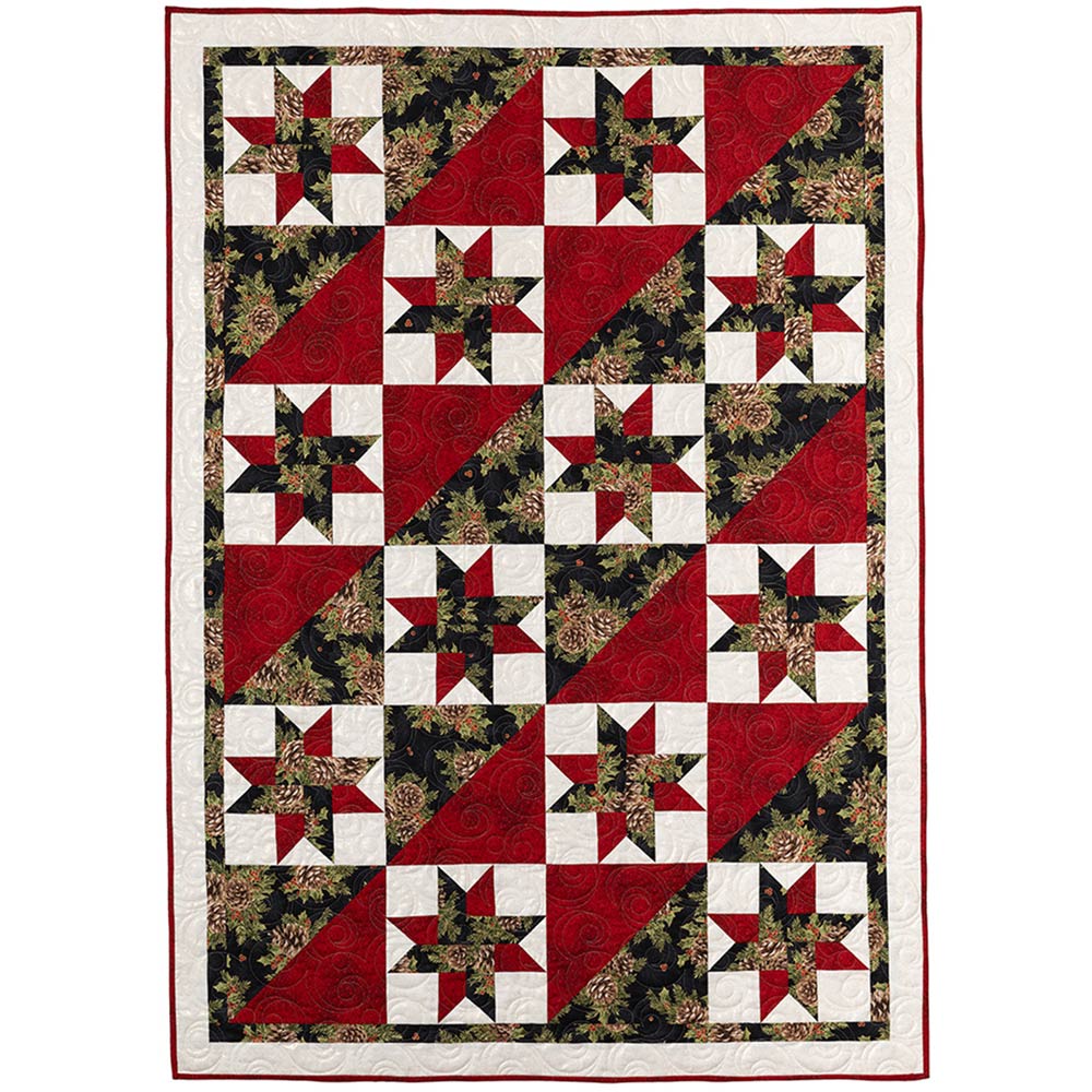 Festive Quick Christmas 3-Yard Quilts - Your Holiday Quilting Delight!