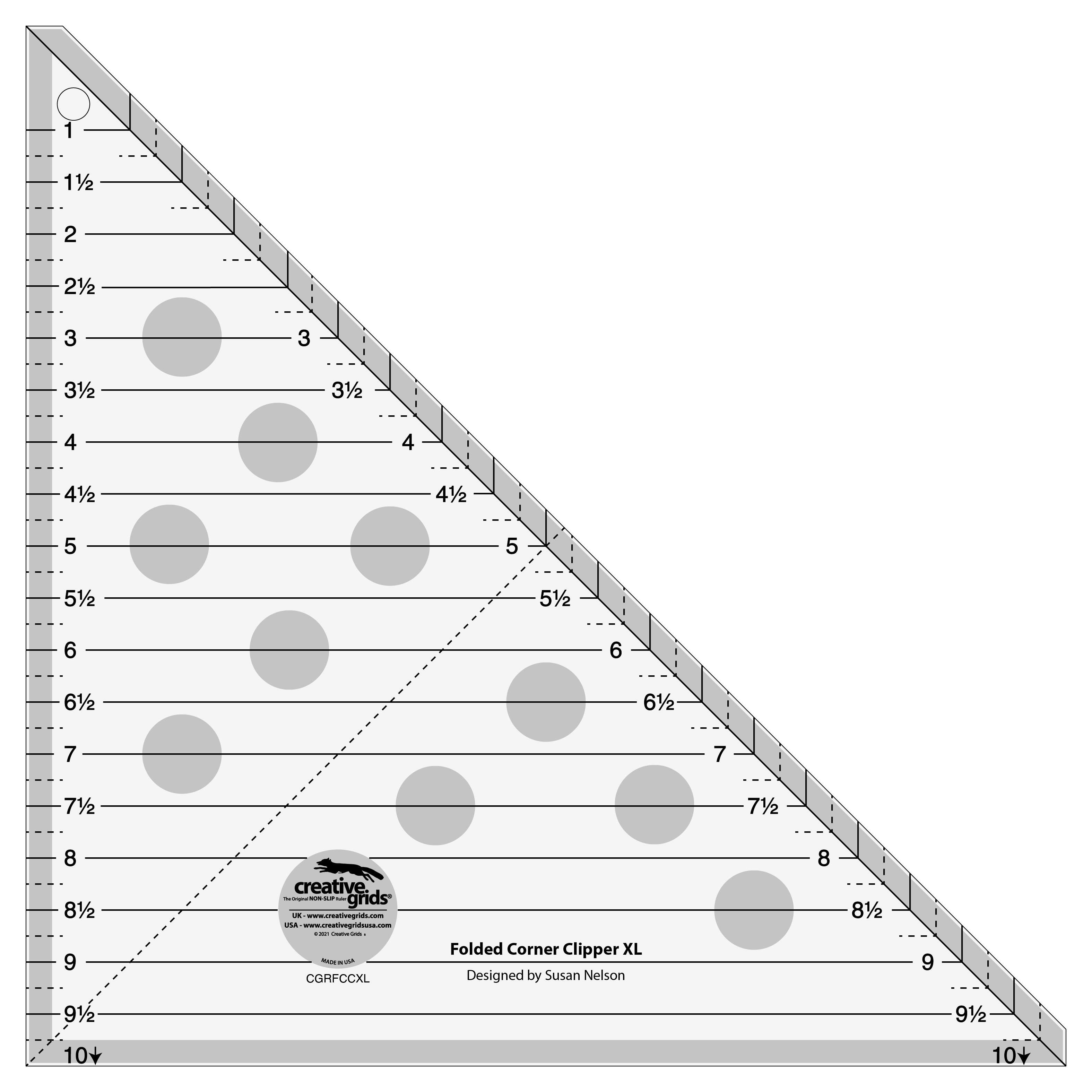 Creative Grids Extra-Large Folded Corner Clipper Tool - Unleash Your Creativity!