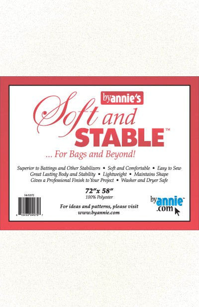 Ultra-Soft & Super Stable 100% Polyester White Stabilizer - 72in x 58in