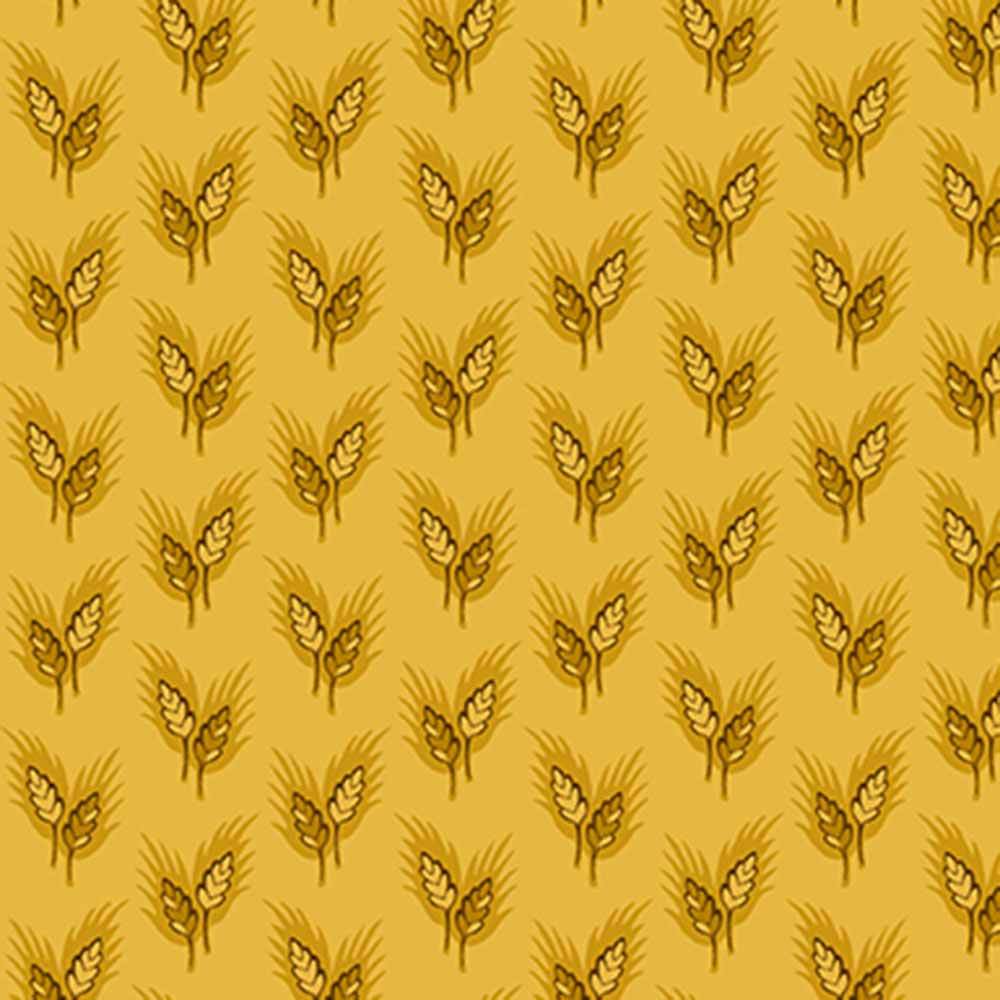 Andover Fabrics - Gathering Collection - Wheat Yellow Yardage: Perfect for Autumn Projects!