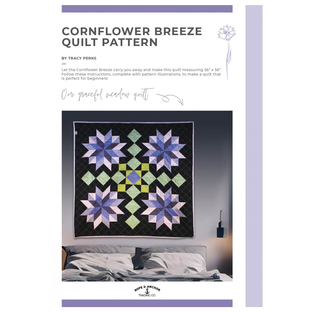 Enchanting Cornflower Breeze Quilt Pattern - Dive In Now!