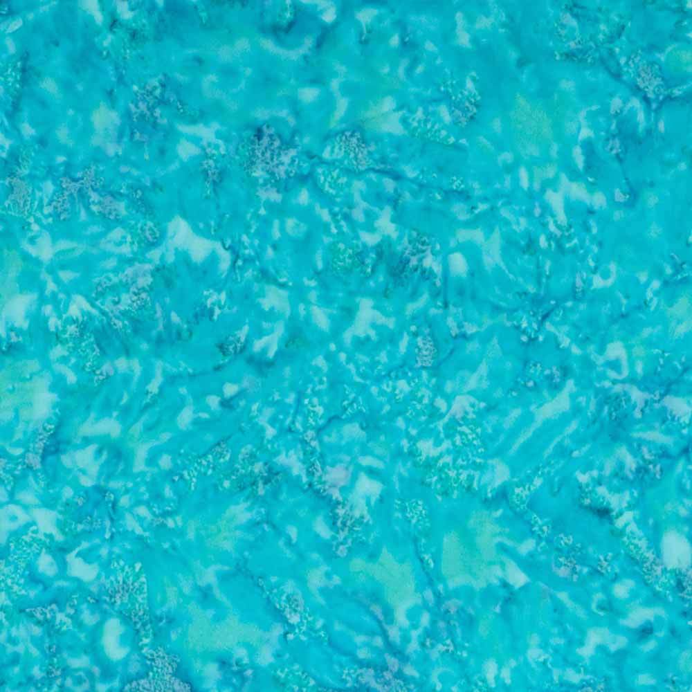 Riley Blake's Exquisite Batiks Hand Dyes - Turquoise Multi Yardage