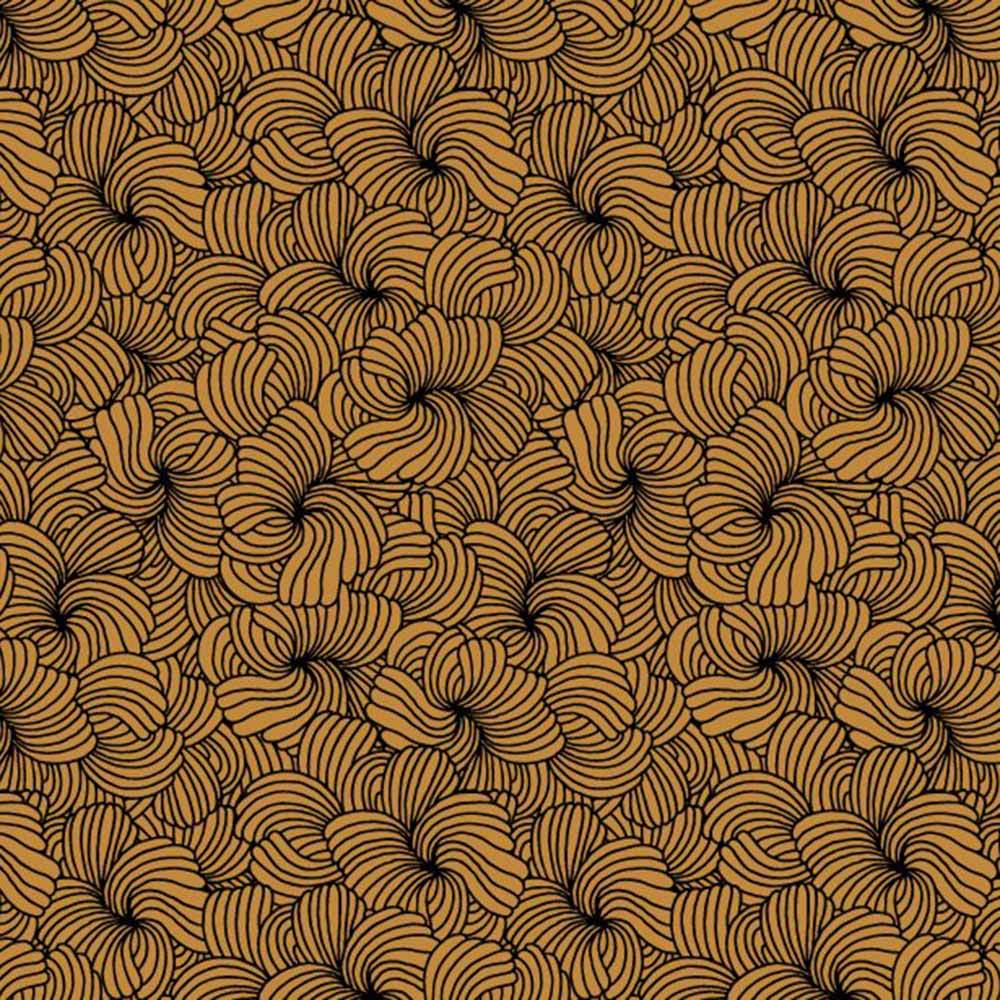Felicity Fabrics - Peaceful & Warm by Julia Khimich - Infinity Brown Yardage: A Cozy Fabric Delight!