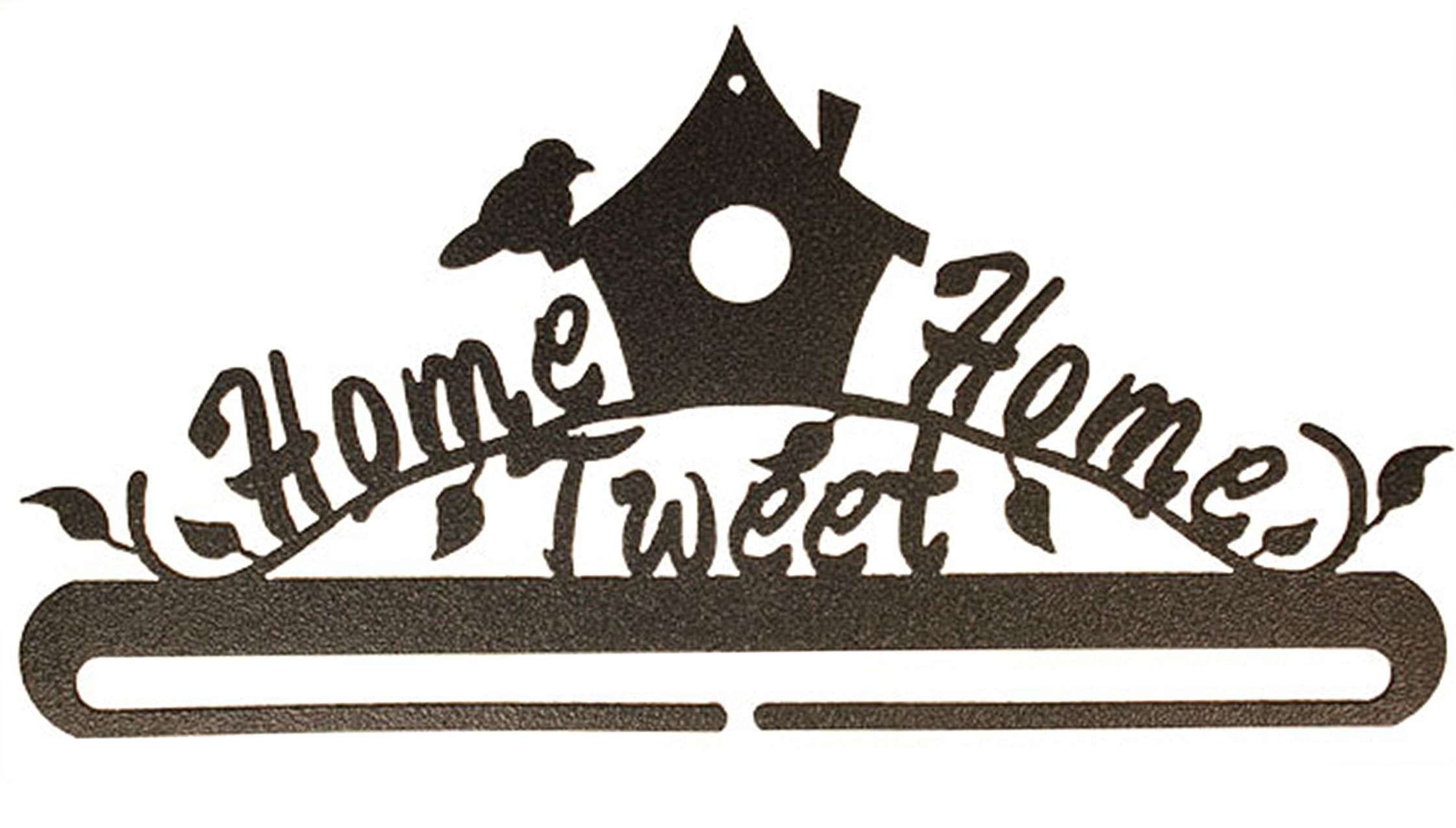 Stunning 12-Inch Home Tweet Home Split Bottom Charcoal Display Piece