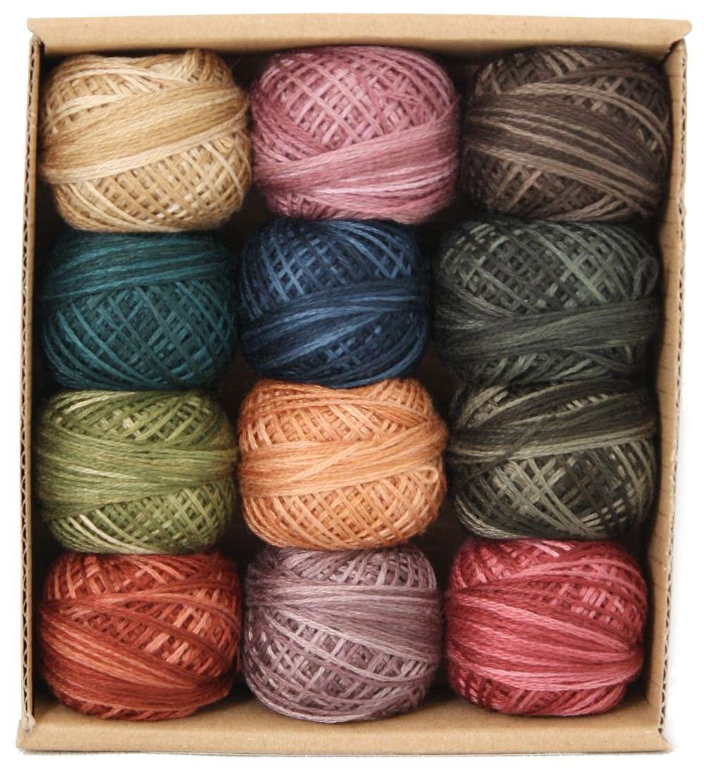 Valdani Heirloom Collection 3-Strand Ball Floss: 30yd of 12 Gorgeous Colors!