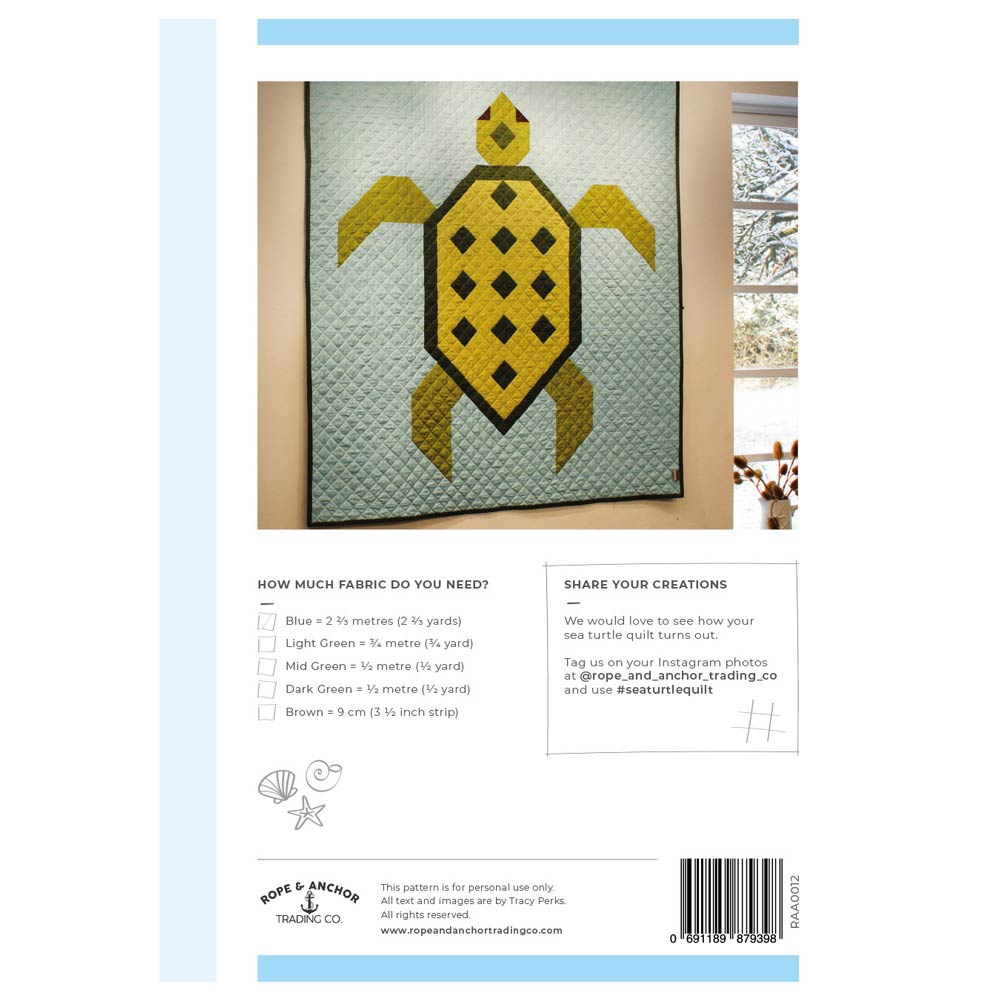 Enchanting Sea Turtle Quilt Pattern