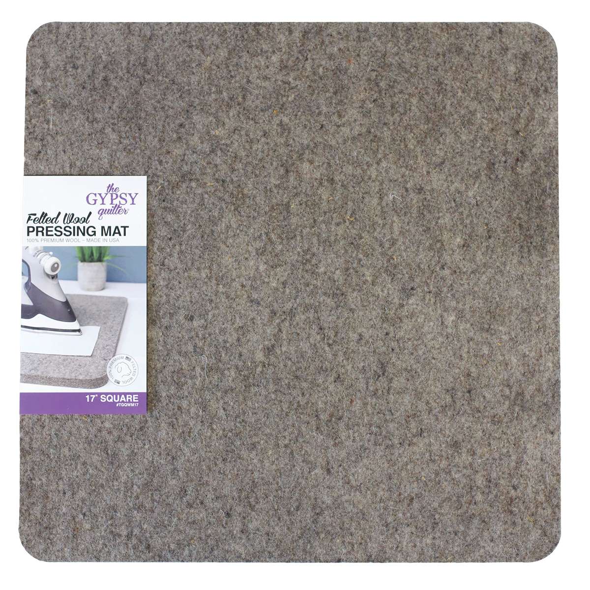 Gypsy Quilter's 17 x 17 Wool Pressing Mat - A Quilter's Dream!