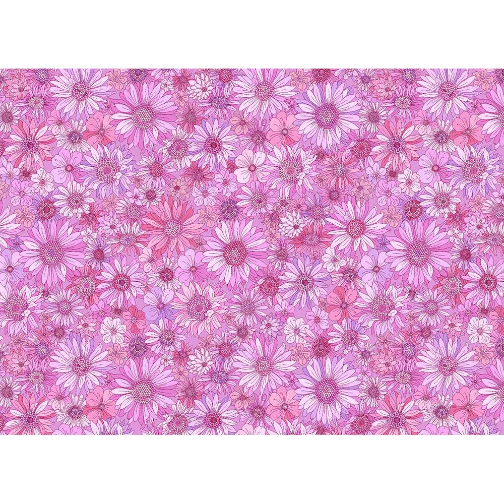 Gorgeous Rose Sunflower Blooms 108 - Wide Fabric by the Yard
