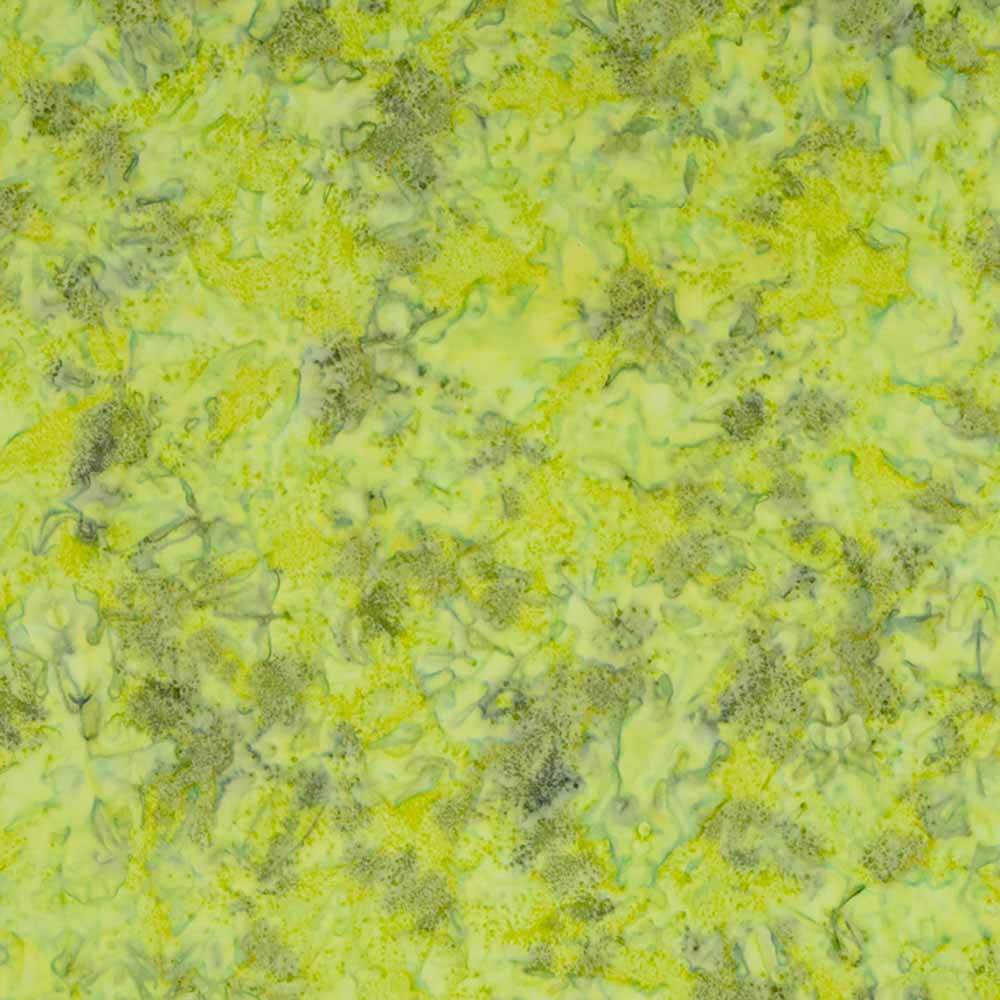 Riley Blake's Enchanting Batiks Hand Dyes - Light Green Multi Yardage