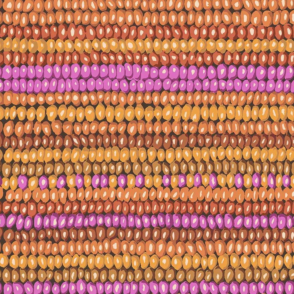 FreeSpirit's Kaffe Fassett Bead Stripe Earth Fabric - Yardage for Colorful Creations!