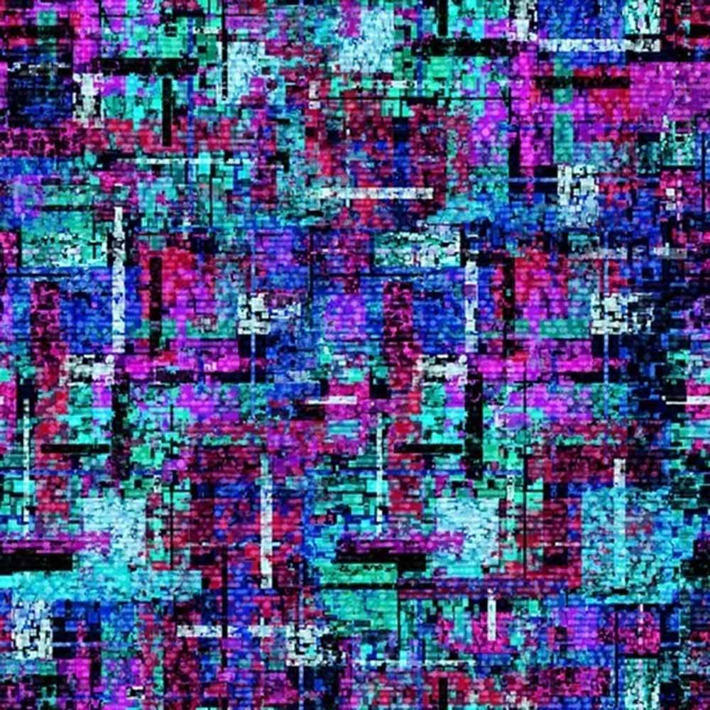 Hoffman Fabrics - Crack the Code - Static Geo - Purple Haze Yardage: Unleash Your Quilting Creativity!
