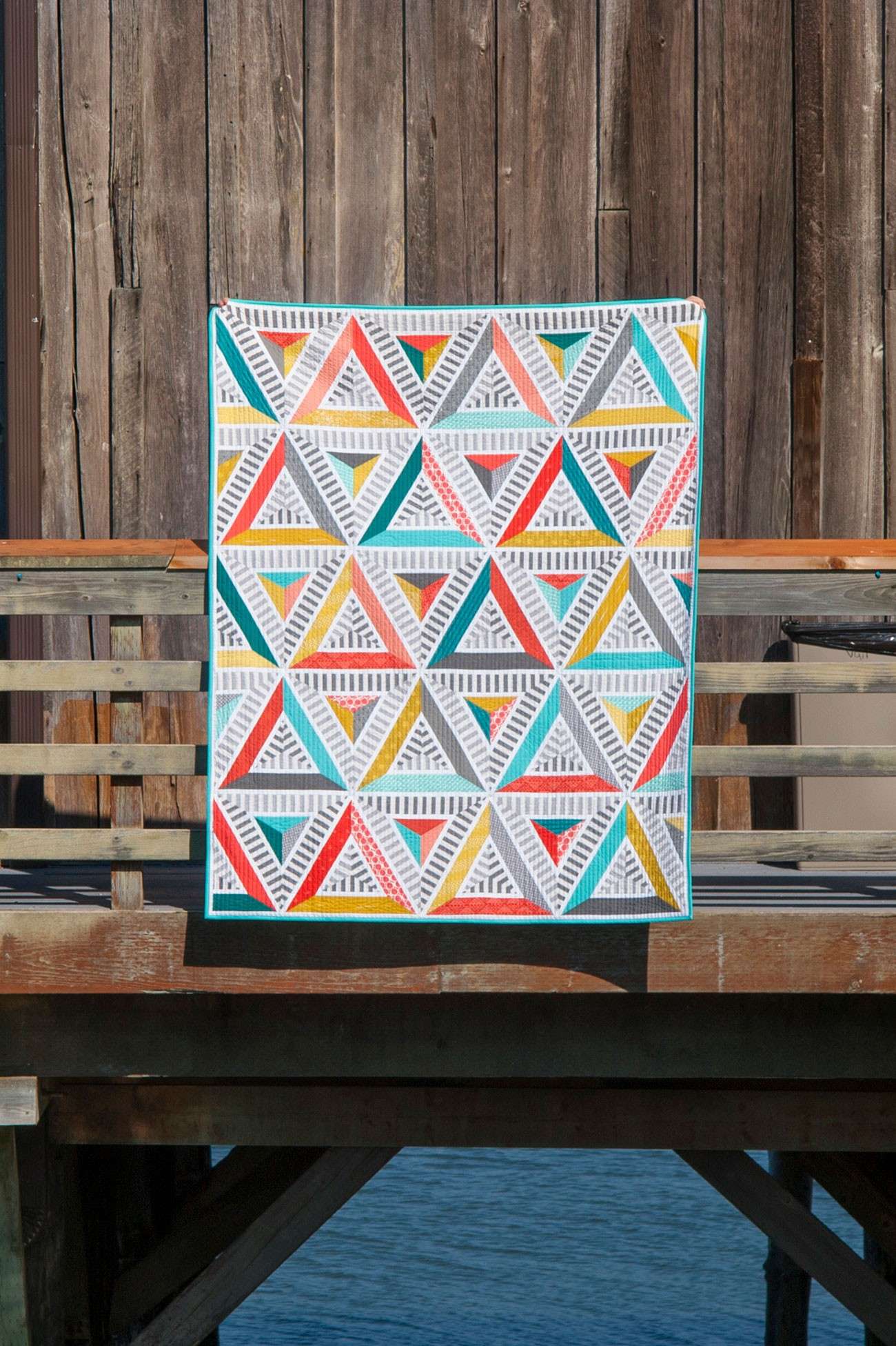 Stunning Semaphore Stripes Quilt