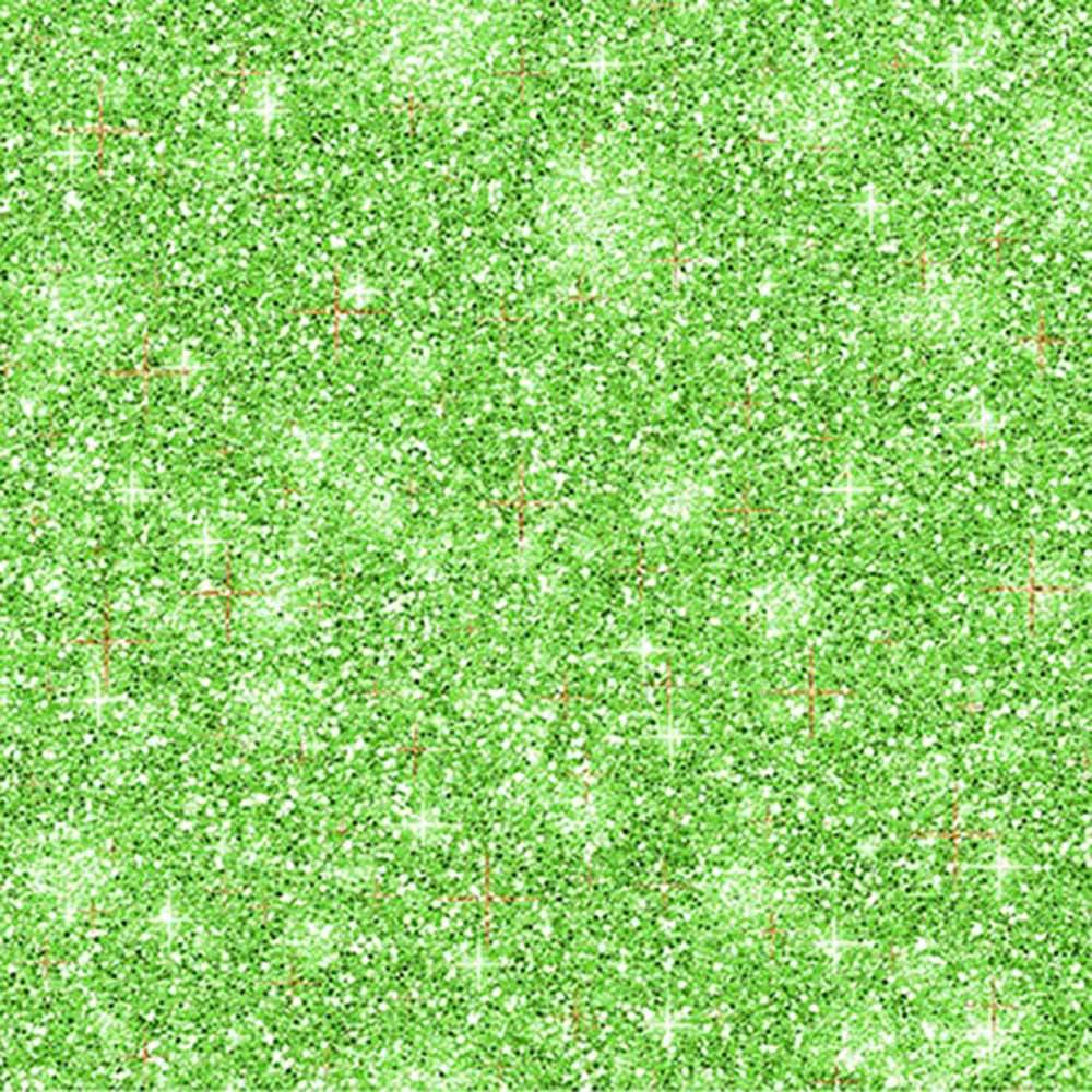 Hoffman Fabrics' Holiday Sweets Sparkle: Spearment/Gold Yardage - Add a Festive Touch!