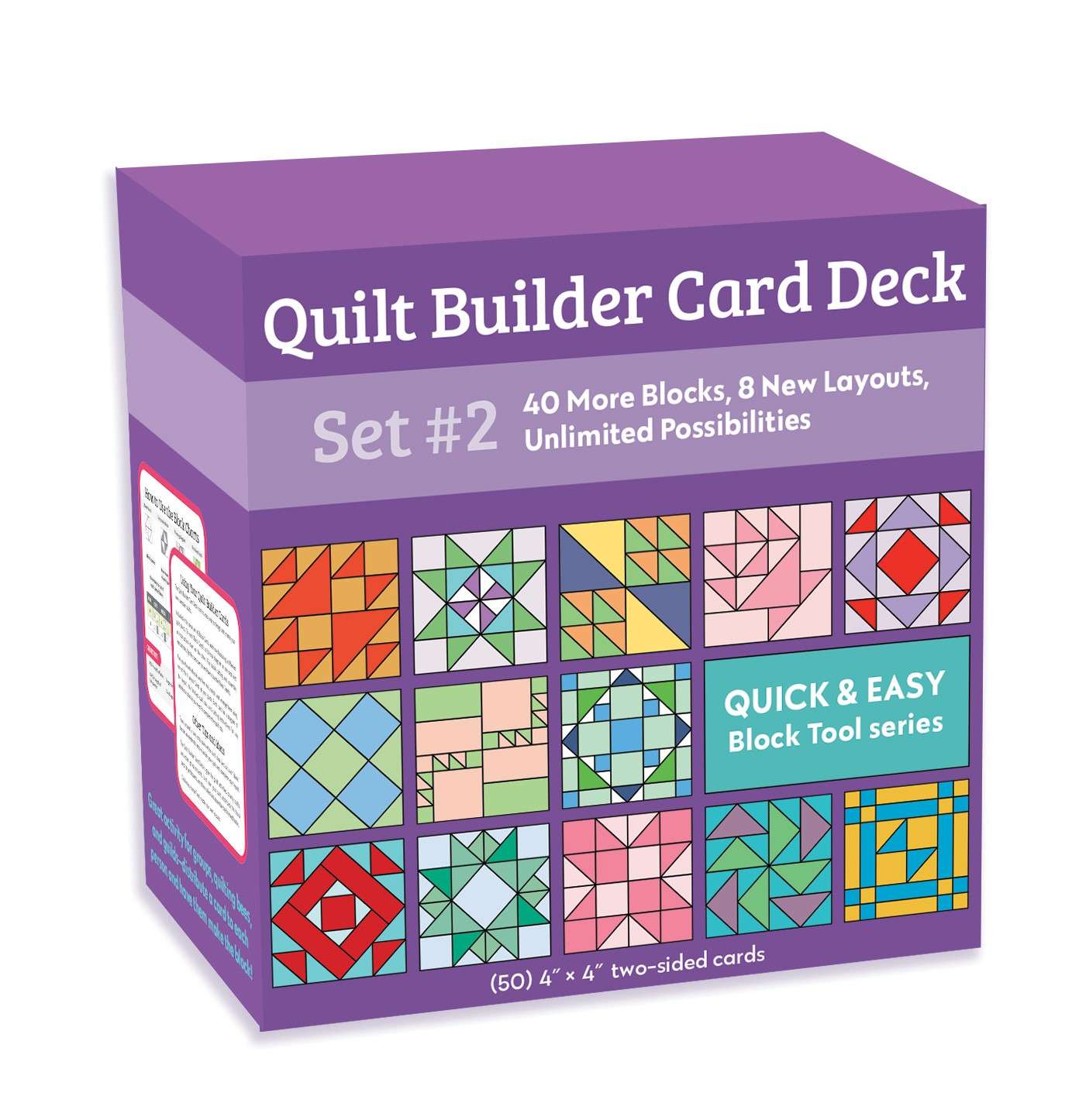 Quilt Builder Card Deck 2 - Unleash Your Quilting Creativity!