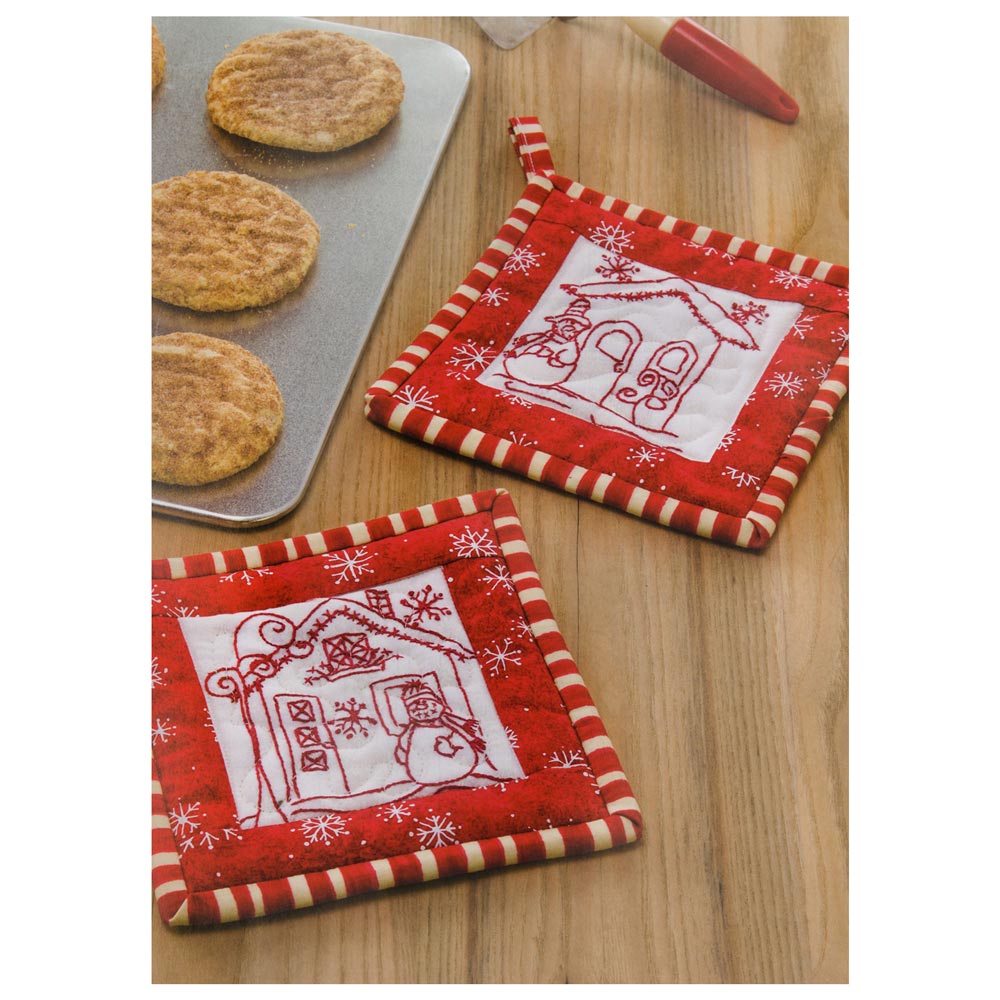 Redwork Blizzard Buddies: Your Snow Village Quilting Guide
