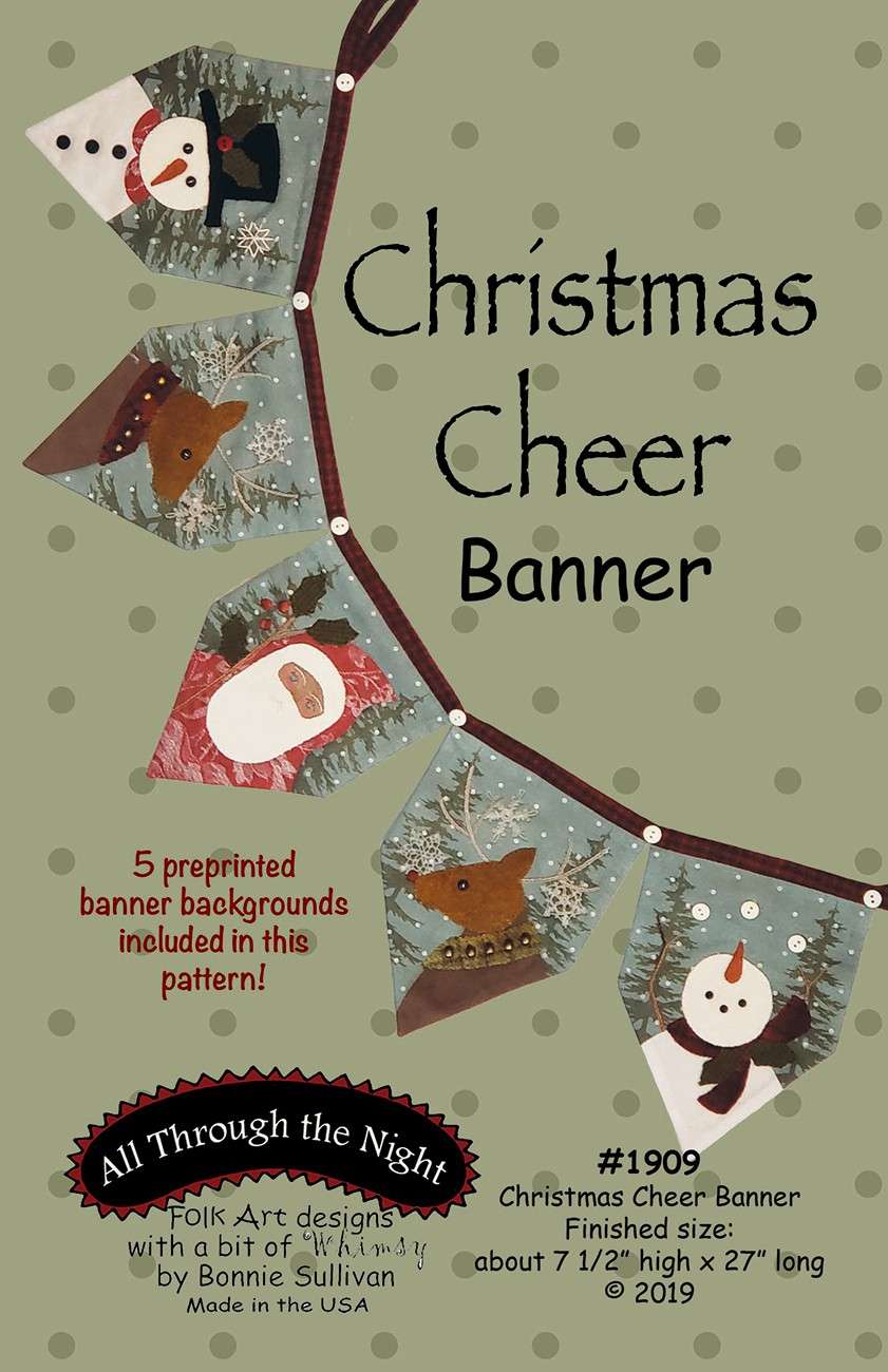 Festive Christmas Cheer Banner - Add Holiday Magic!