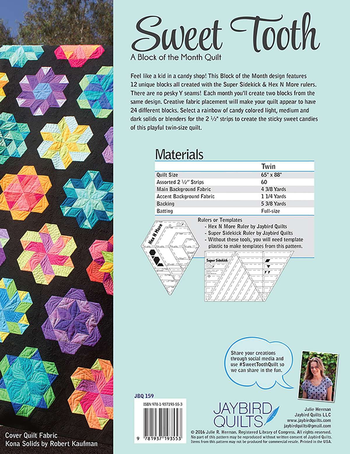 Jaybird Quilts' Sweet Tooth Quilt Pattern - A Delightful Creation!