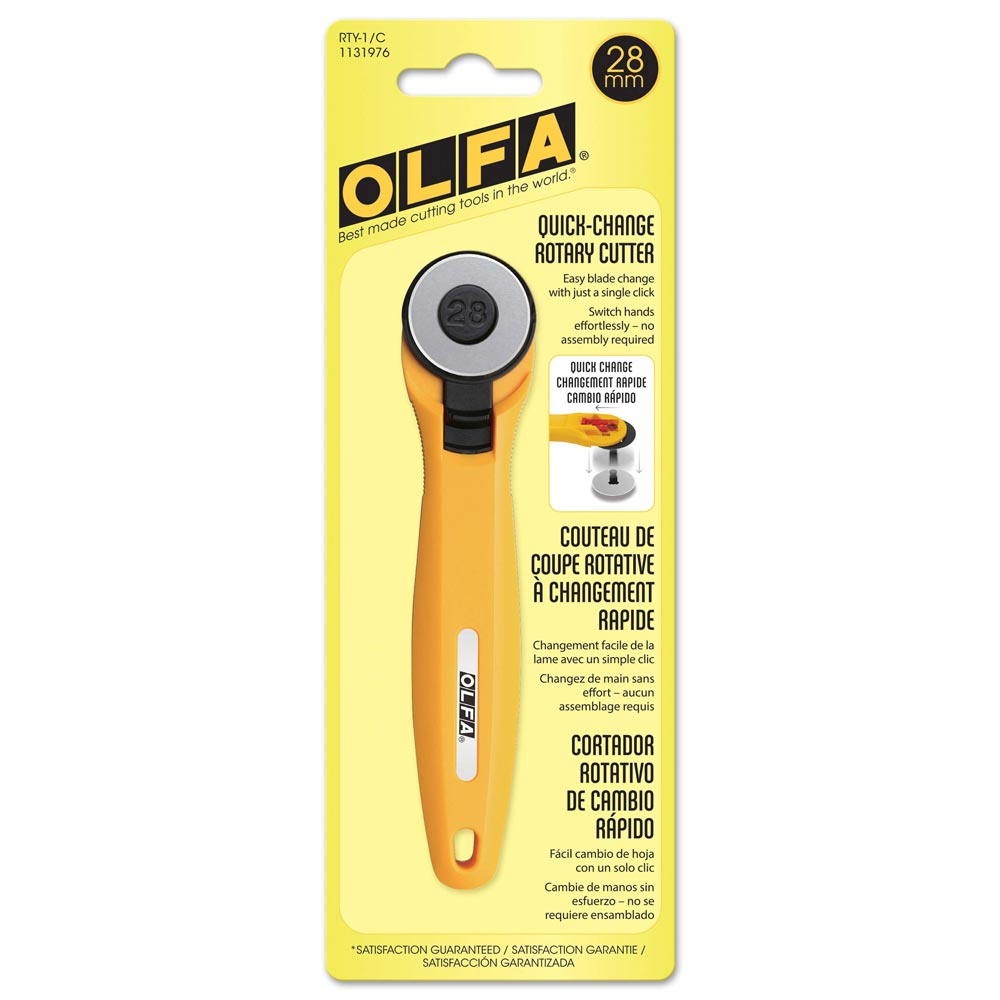 28mm Super Quick Blade Change Rotary Cutter - A Must-Have Tool!