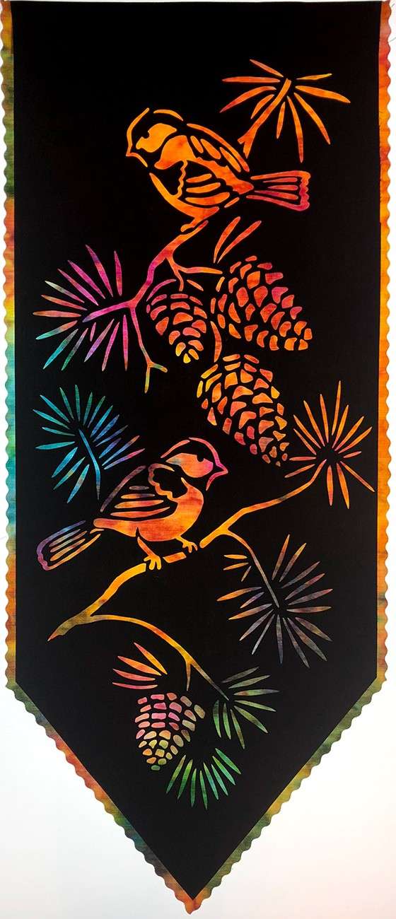 Charming Chickadee Laser Cut Panel by Krystal Hayes, Scott Hayes and Claire Webber